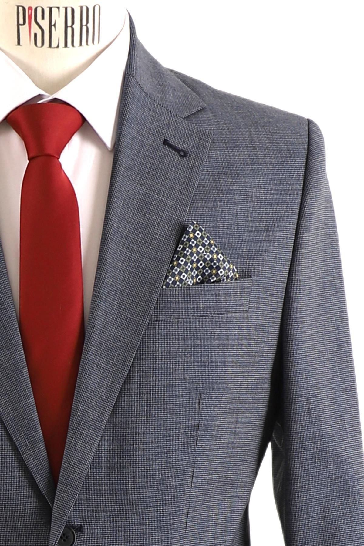 PİSERRO Erkek Takım Elbise Slim Fit görsel 5