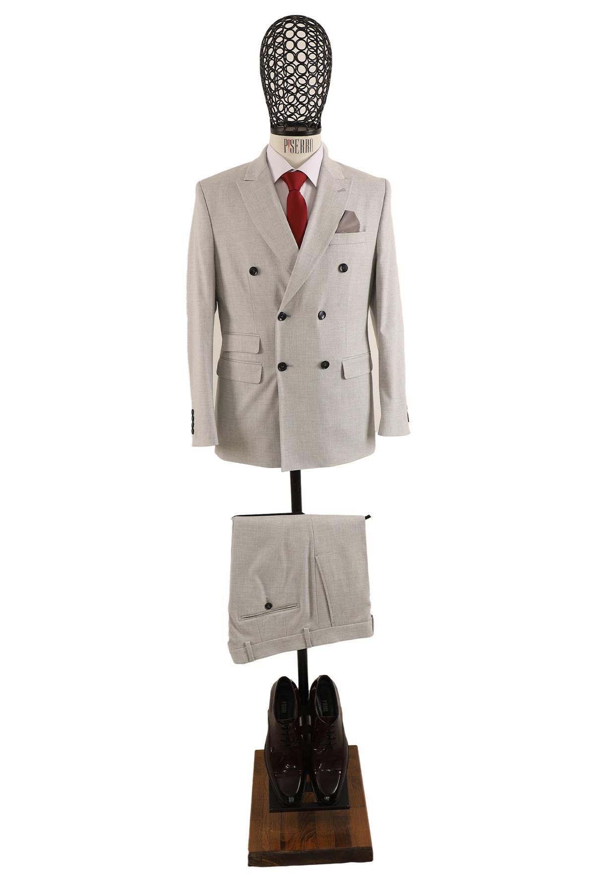PİSERRO Erkek Takım Elbise Slim Fit görsel 2