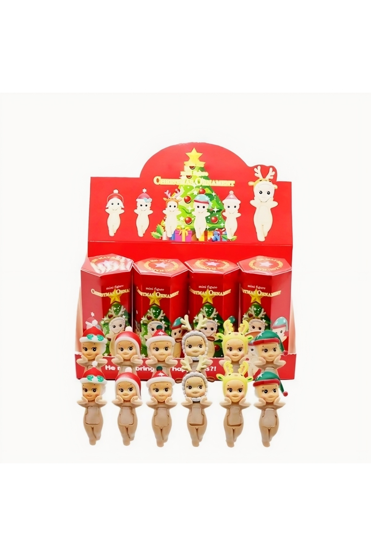ANGELSS JEWELLERY Sonny Angel Christmas Ornament Yeniyıl Süsü Koleksiyon Figürleri - Rastgele 1 Adet