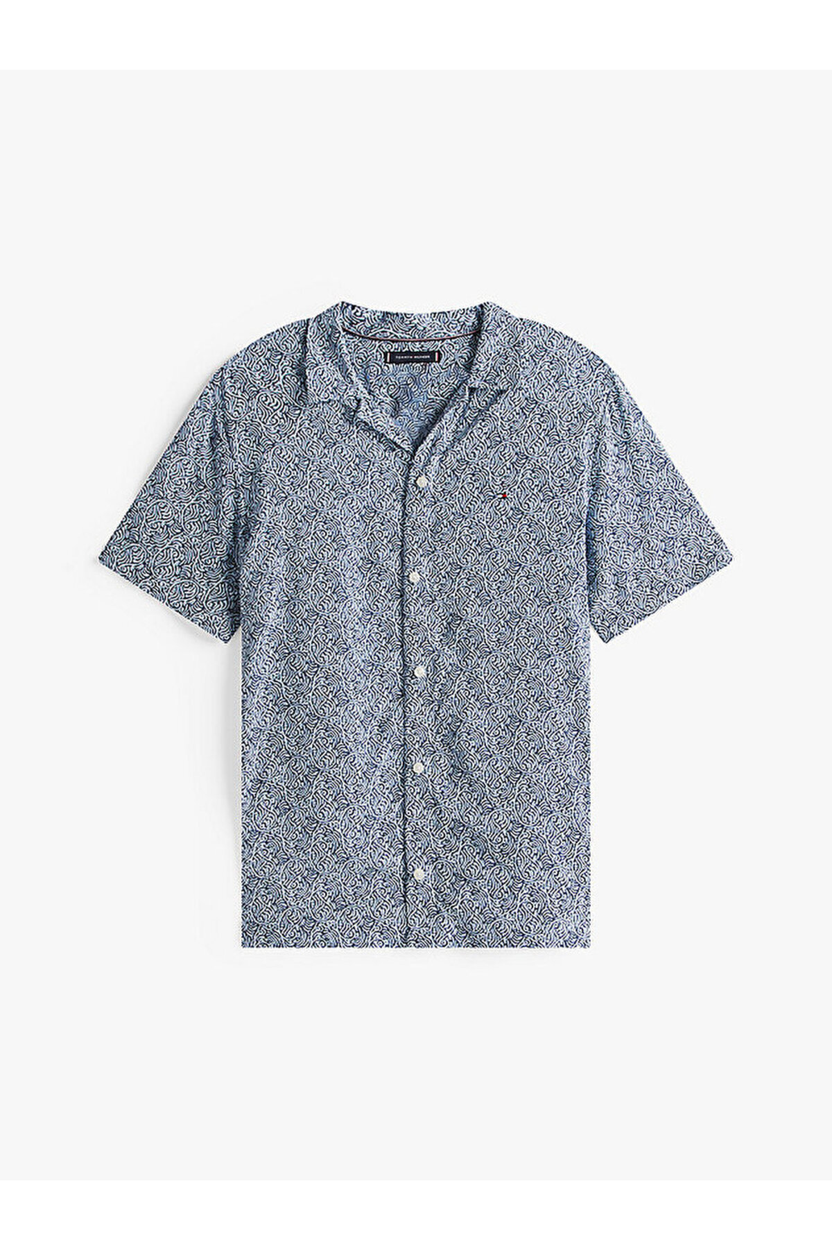 تامی هیلفیگر پیراهن موج‌دار سبک تطبیقی ​​مردانه