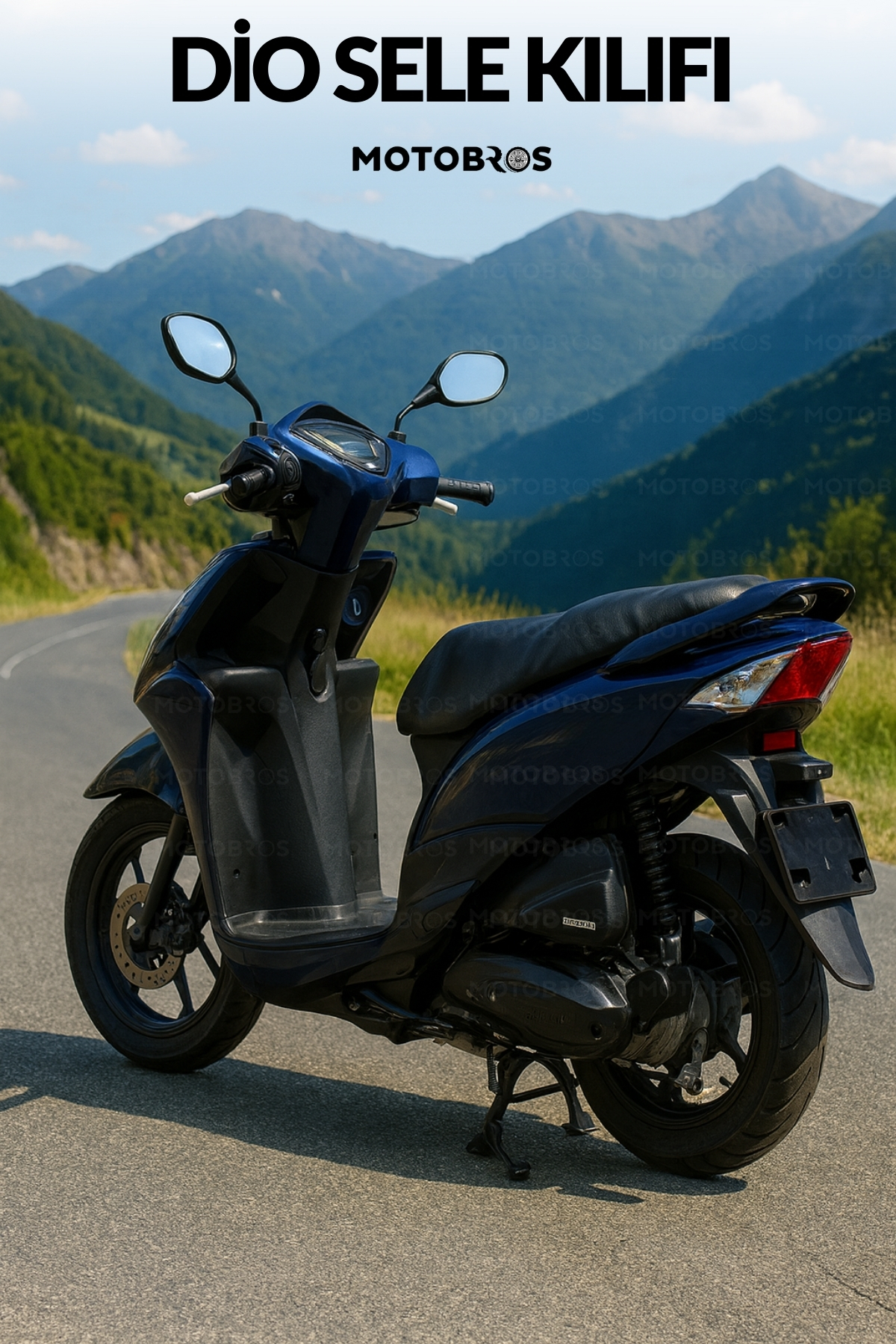 Motobros Honda DİO Uyumlu Deri Koltuk Sele Kılıfı – Su Geçirmez, Kaymaz, Koruyucu Motor Sele Kılıfı fotoğrafı 2 (önizleme)