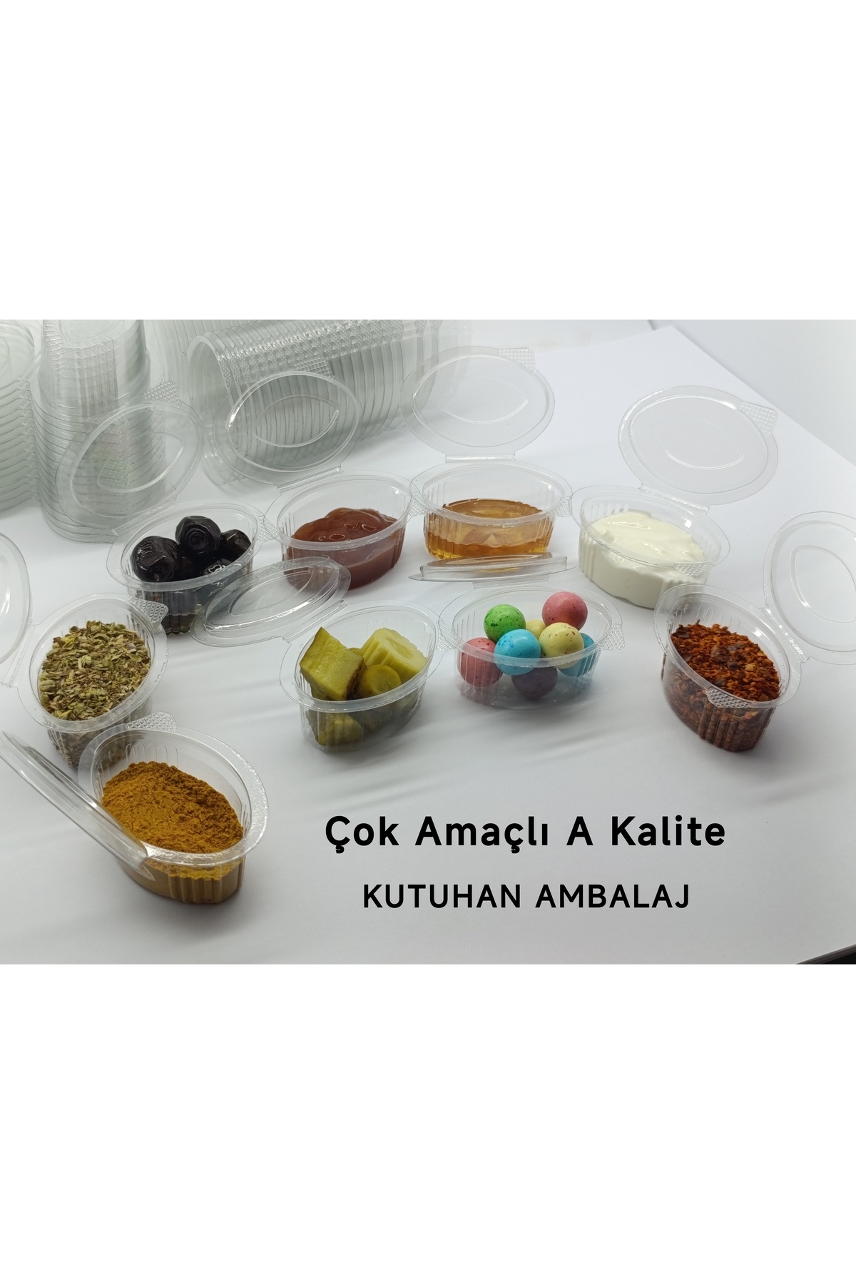 VEMPİ 30 cc Çok Amaçlı Kendinden Kapaklı Sızdırmaz Kullan-At Sos, Turşu ve Baharat Kabı