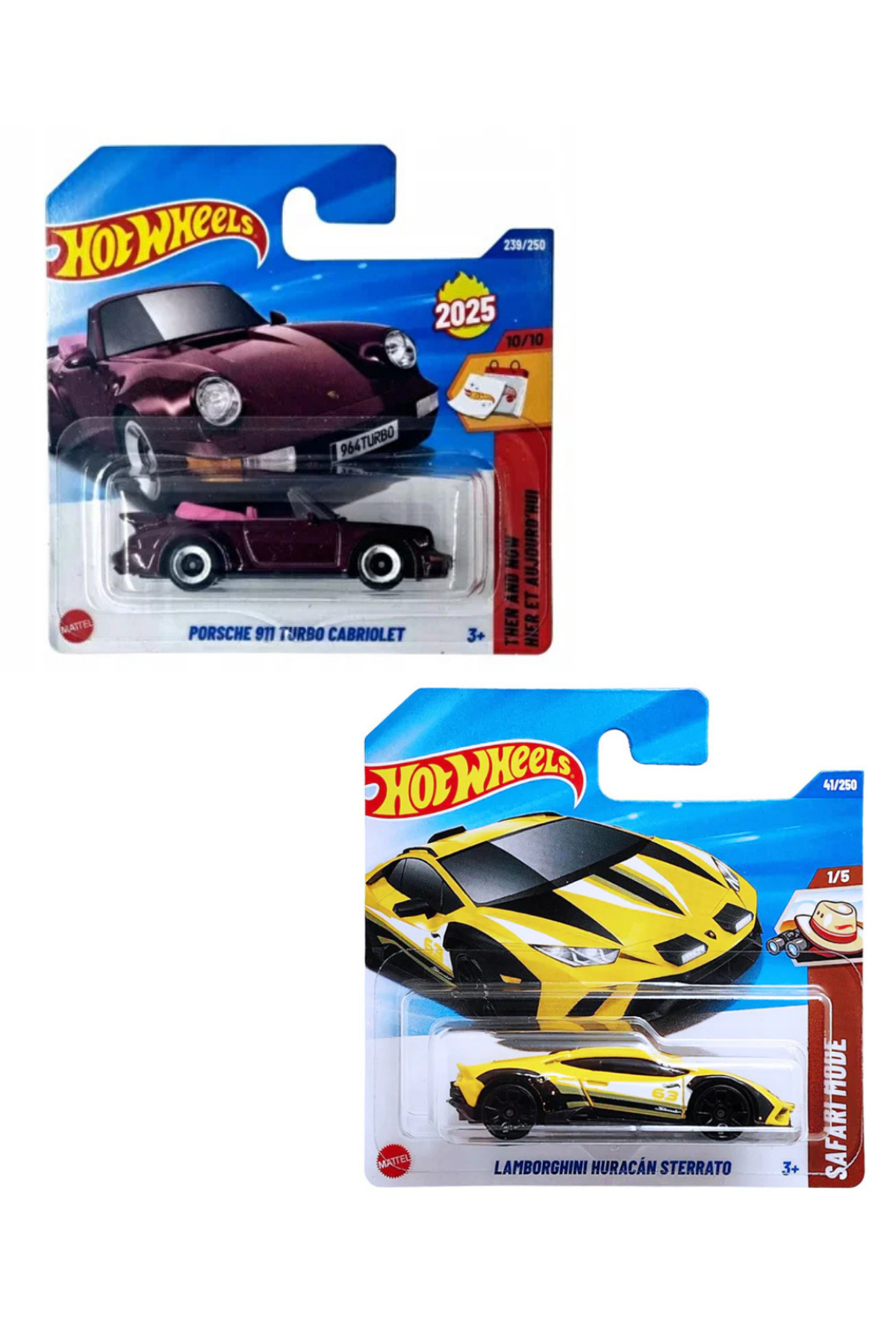 HOT WHEELS PORSCHE 911 TURBO CABRIOLET - Lamborghini Huracan