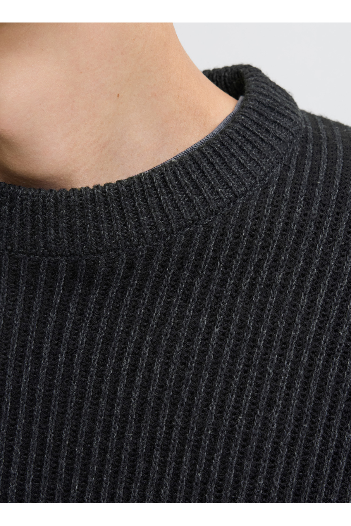 ژاکت کشی مردانه راسته آستین استاندارد | جک اند جونز Jack & Jones 12278816 - تصویر 4