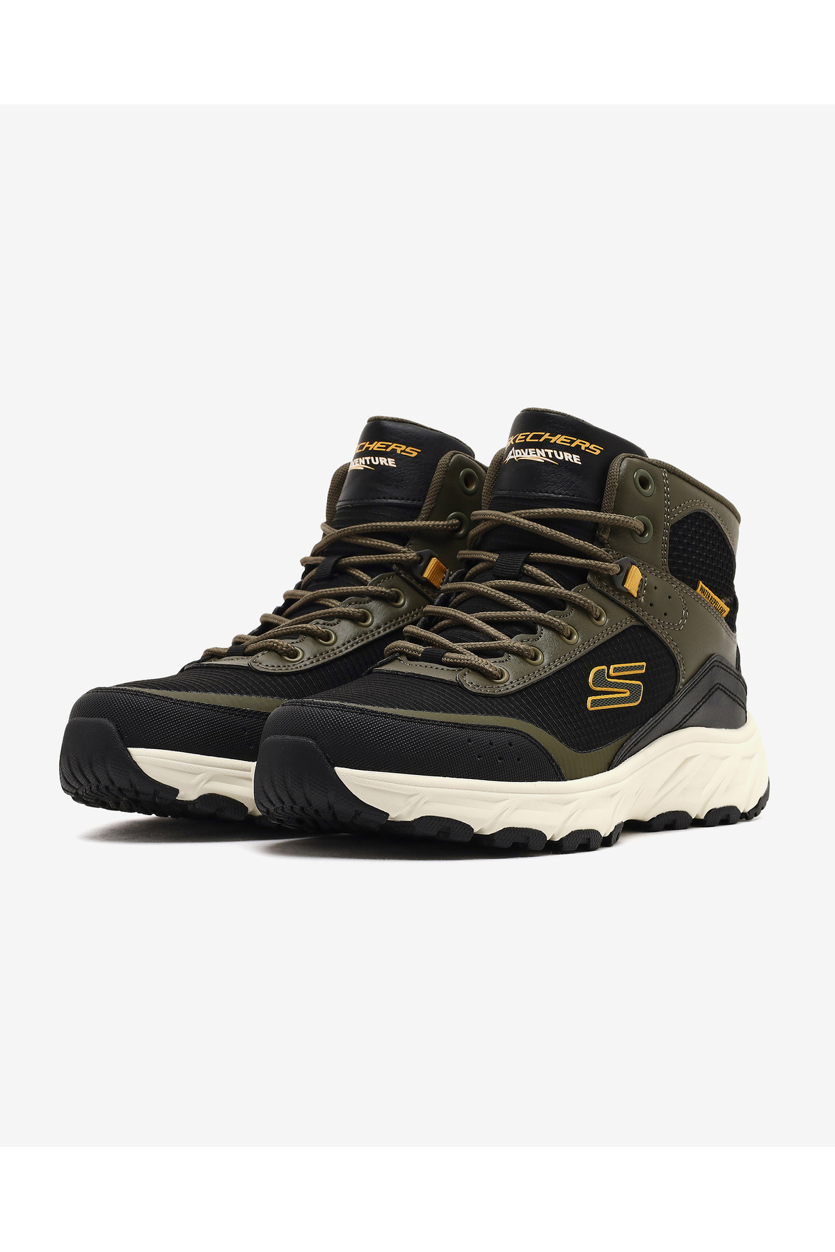 SKECHERS HILLCREST 2.0 Erkek Haki Outdoor Bot 237804 OLBK görsel 3