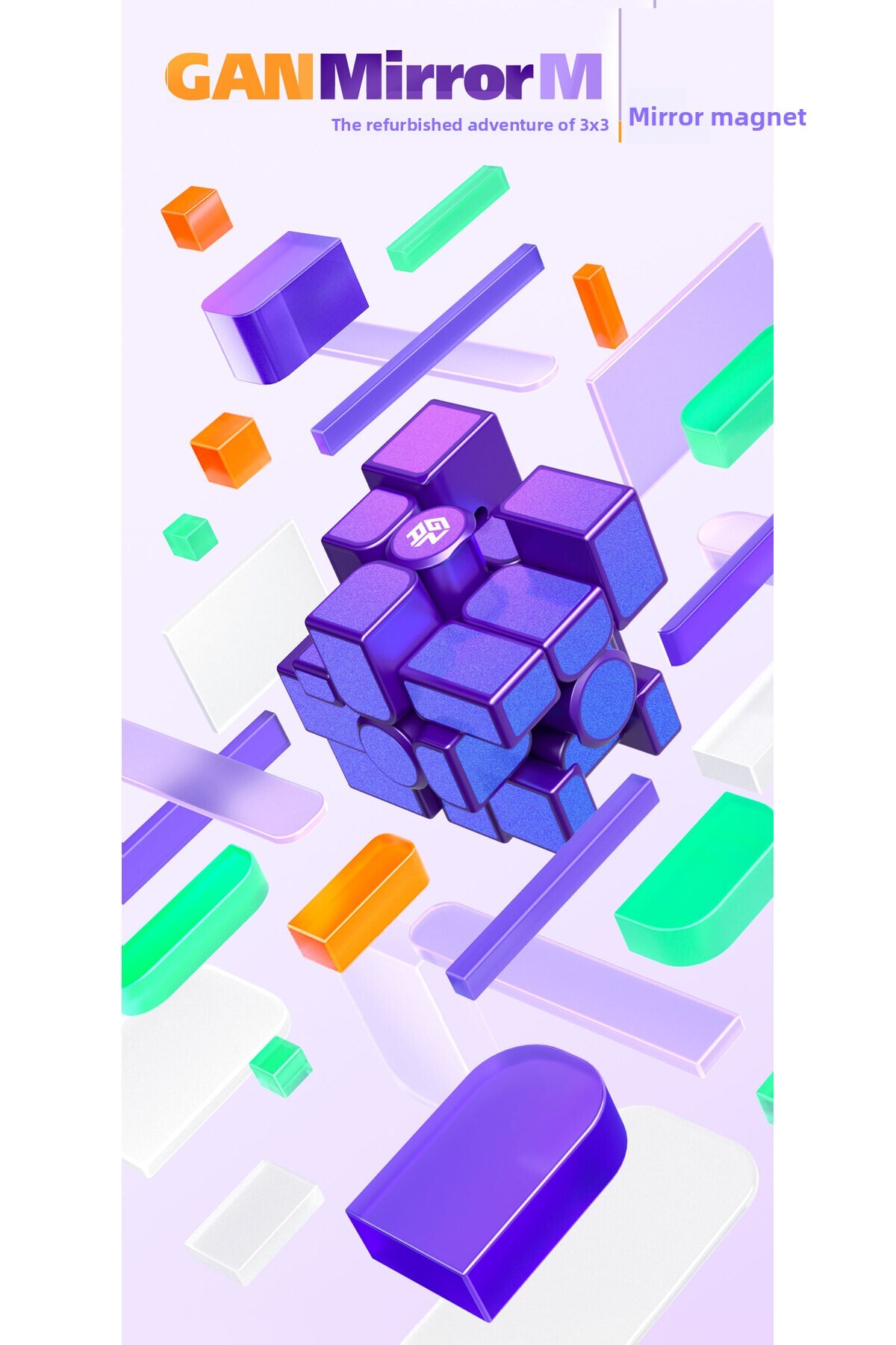 مگنتهای آینهای 3×3×48 برای مکعب جادویی، آینهای اکلیلی، نسخه رسمی، فروشنده مجاز