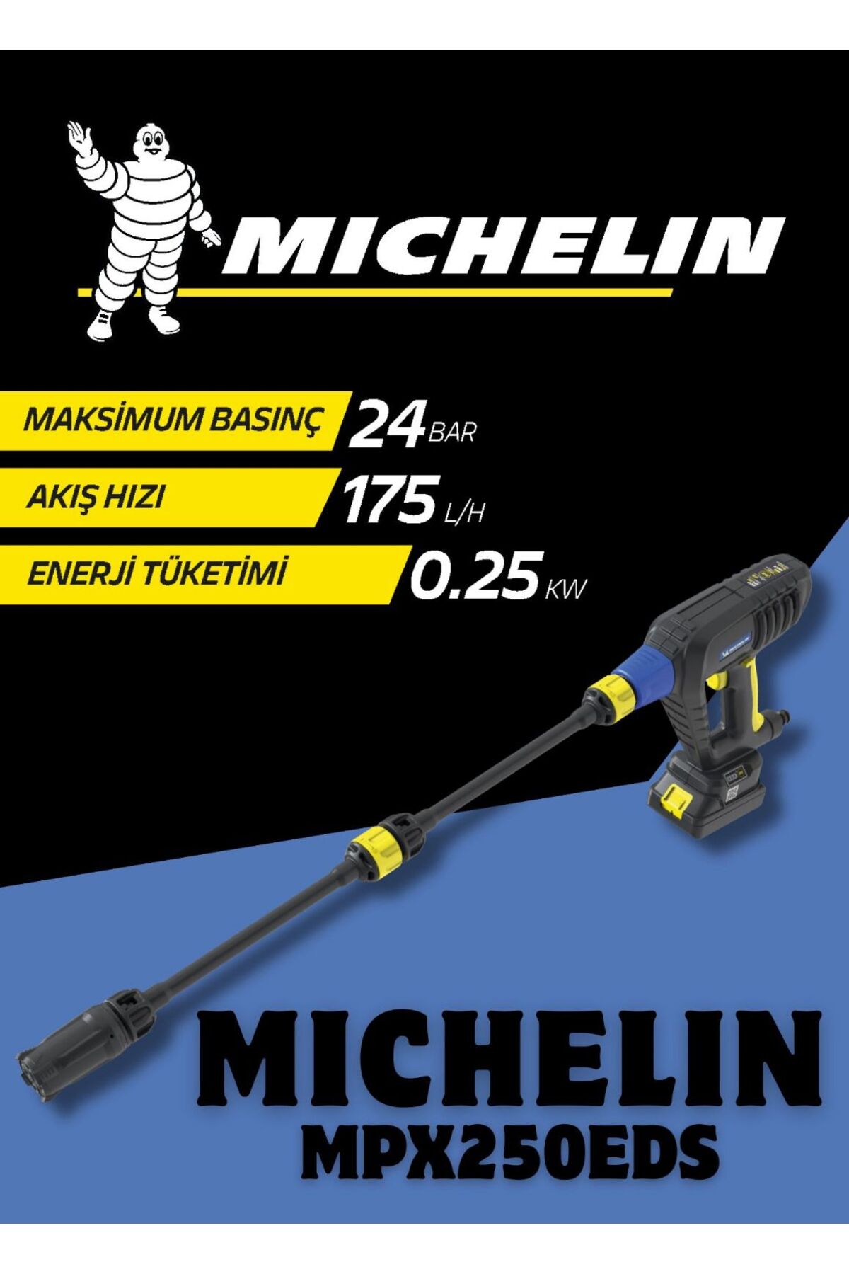 MILES AND MILES　レーザーディスク Michelin Şarjlı Yıkama MPX250EDS - Fiyatı, Yorumları