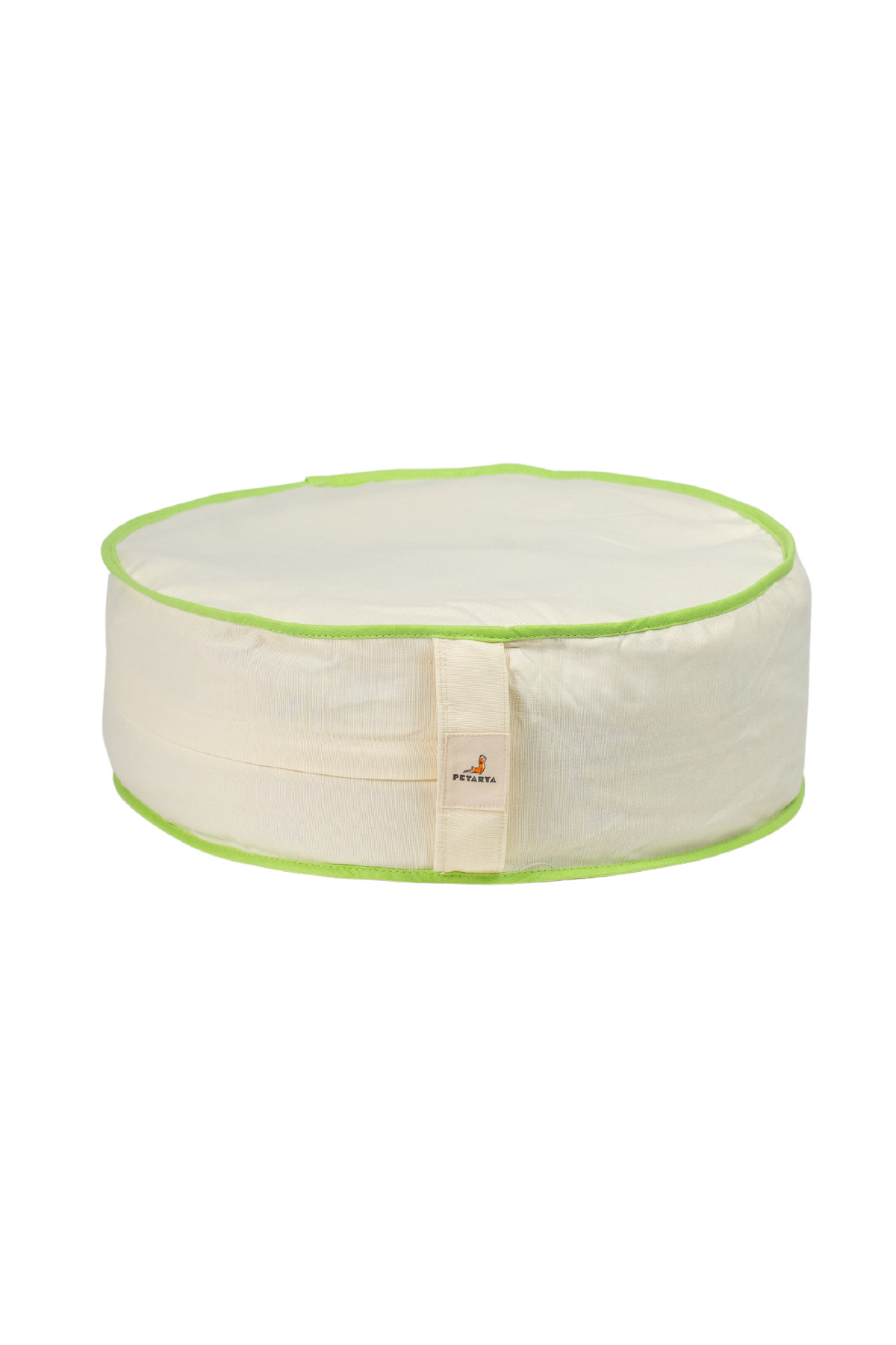 Natural Zafu Buckwheat Shell Filled Meditation Cushion Yoga Pillow 35 x 12 cm