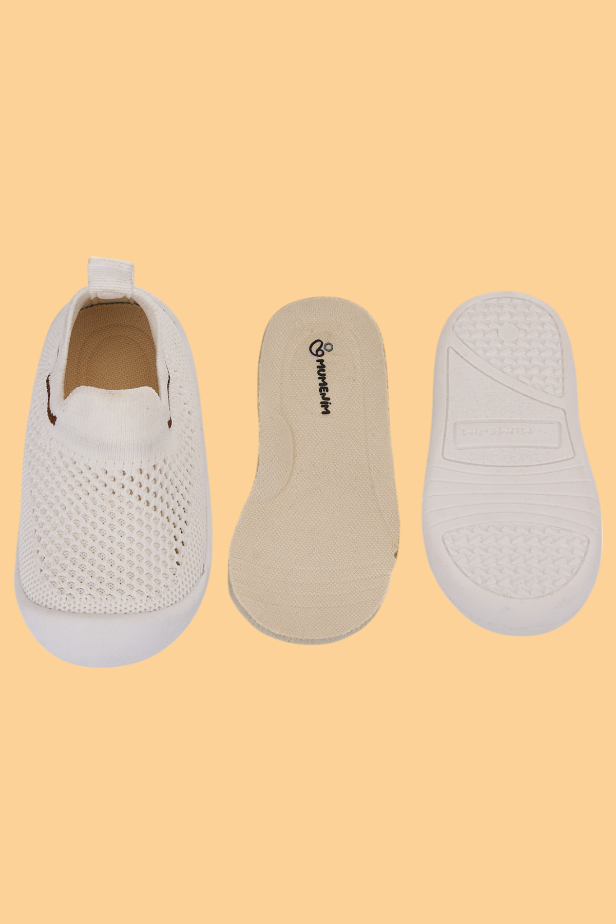 Mumenim Laaleys Unisex Bebek&çocuk Kaymaz Ortopedik Taban Mavi Ilk Adım Ayakkabısı Spor Sneaker fotoğrafı 5 (önizleme)