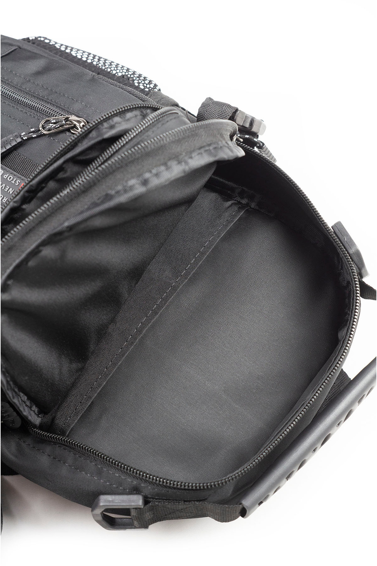 İMAKS  Çokgözlü İmperteks Kumaş Günlük Sırt Çapraz Göğüs El ve Omuz Çantası Unisex Siyah Sarı Body Bag 912 - Görsel 6