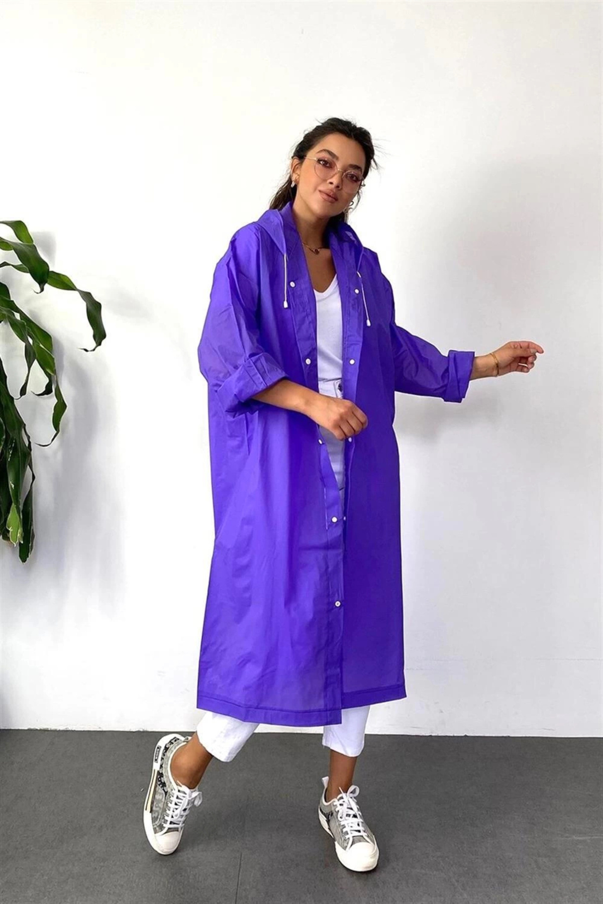 Genel Markalar Yağmurluk Unisex MRC 881 - Mor — بنفش yağmurluk