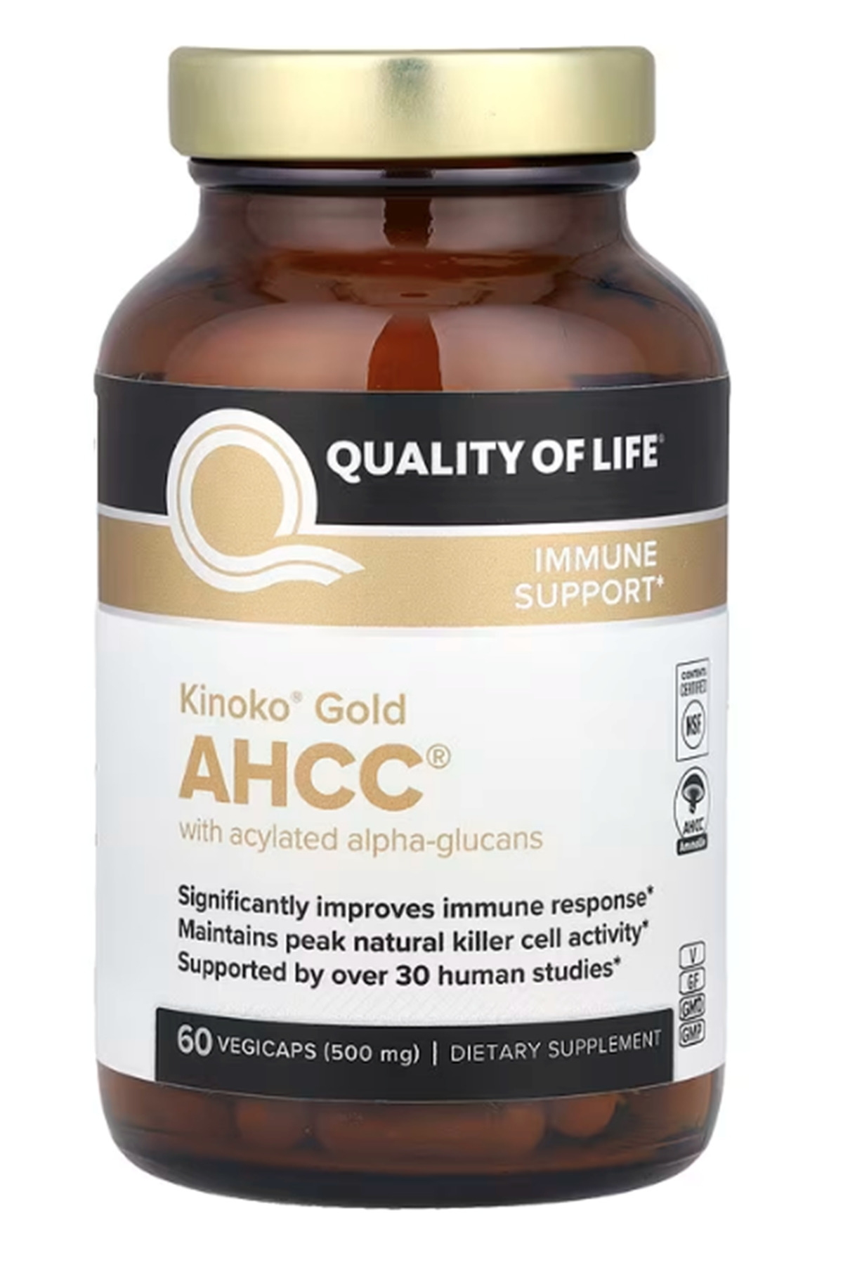 Quality of Life Labs Quality of Life, Kinoko® Gold AHCC® with