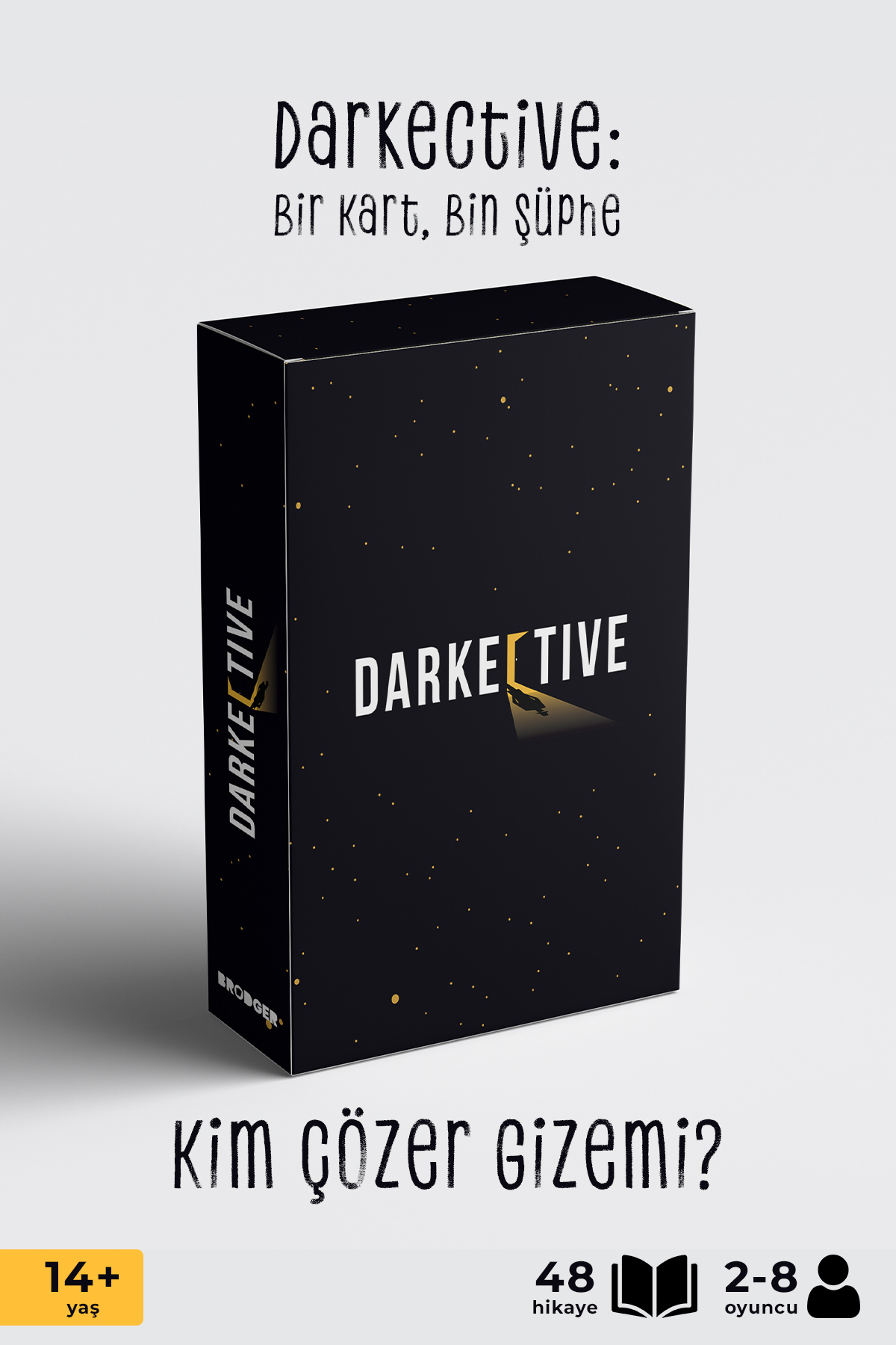 Brodger Darkective Dedektiflik Oyunu-evet Hayır Oyunu-dedektif Oyunu-zeka Oyunu-kutu Oyunu-kart Oyunu