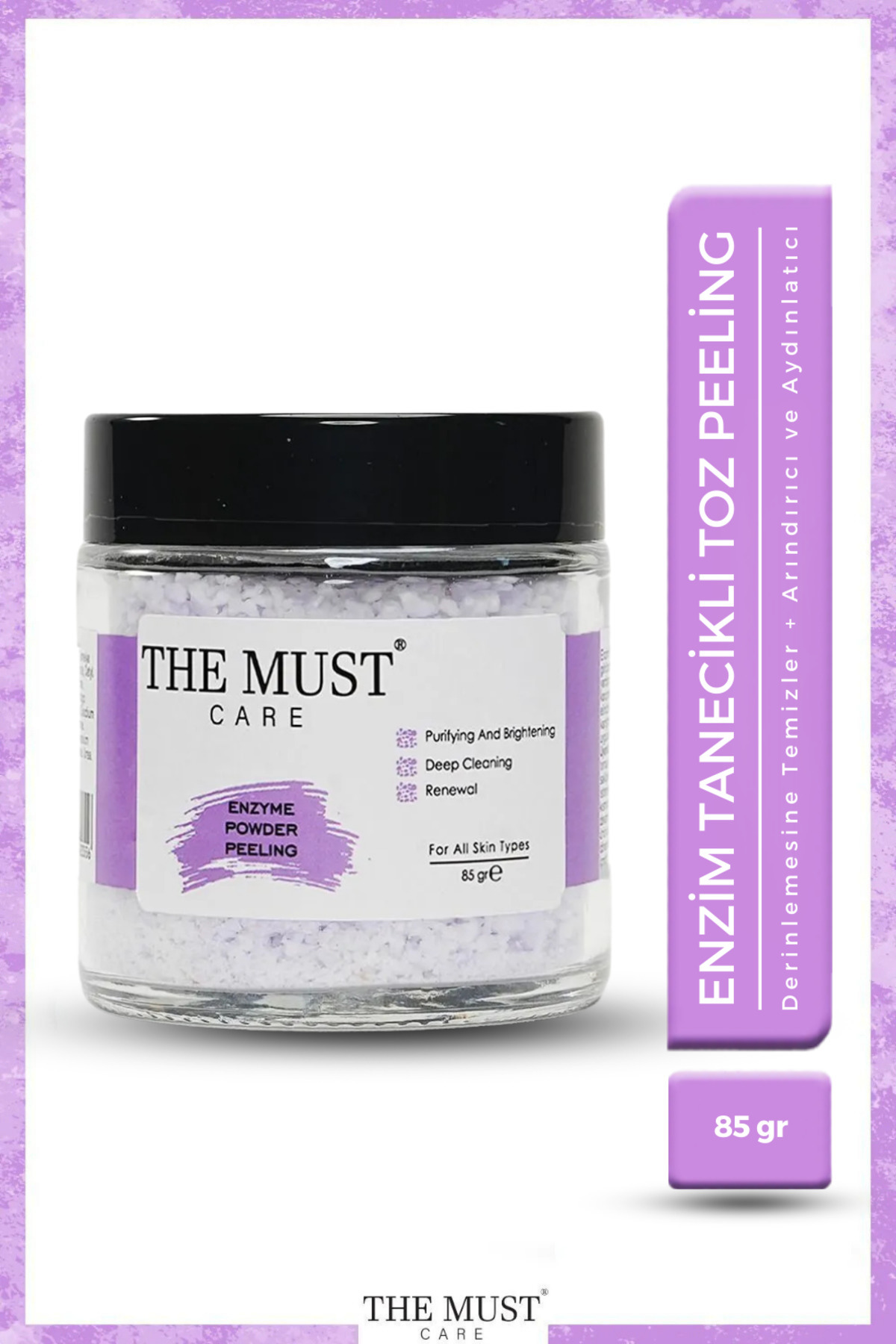 THEMUSTCARE Arındırıcı Ve Aydınlatıcı Enzim Peeling Aktif Tanecikli Toz Temizleyici 85 gr
