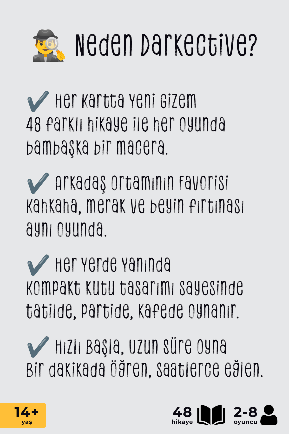 Brodger Darkective 2 Dedektiflik Oyunu-Evet Hayır Oyunu-Dedektif Oyunu-Zeka Oyunu-Kutu Oyunu-Kart Oyunu fotoğrafı 5 (önizleme)