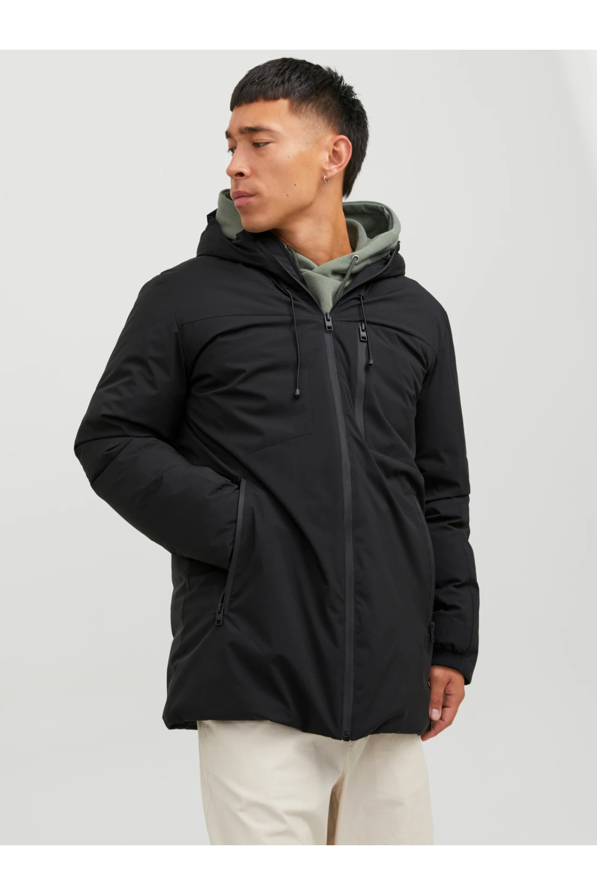 جک اند جونز جک اند جونز 12243225 JCOPAYNE مردانه PARKA مشکی