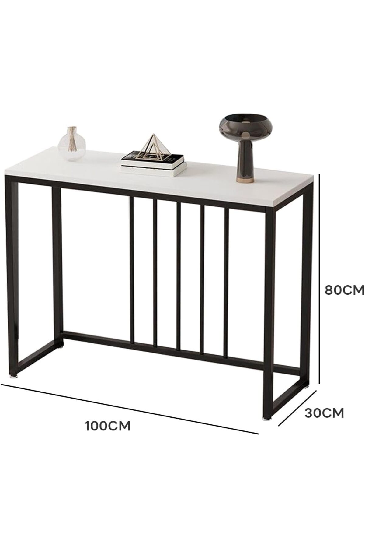 طاولة كونسول للمدخل، طاولة جانبية ضيقة من خشب MDF،...