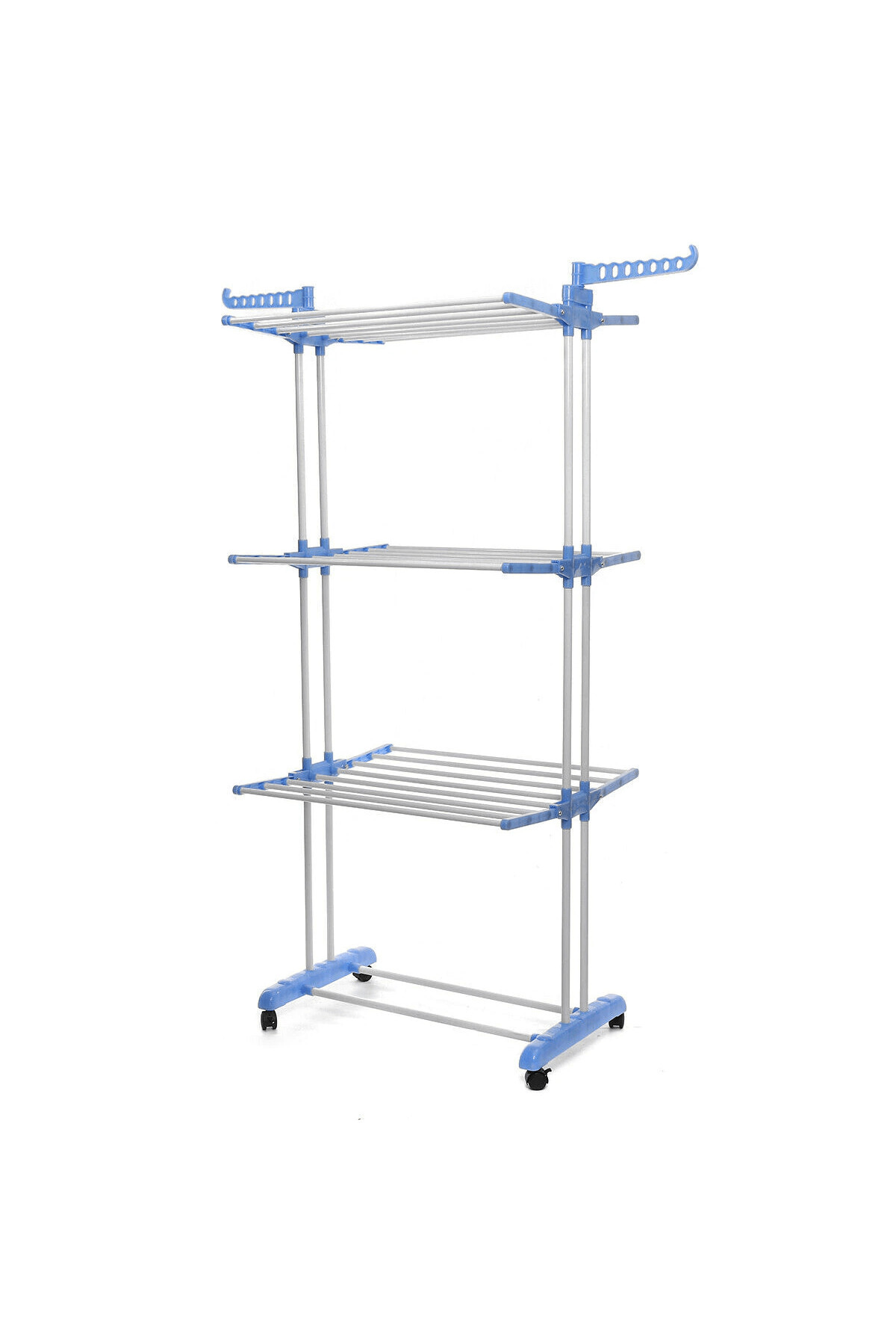 Promagg Uscător vertical și pliabil de rufe, mobil, cu suport pentru umerașe, înălțime 170 cm