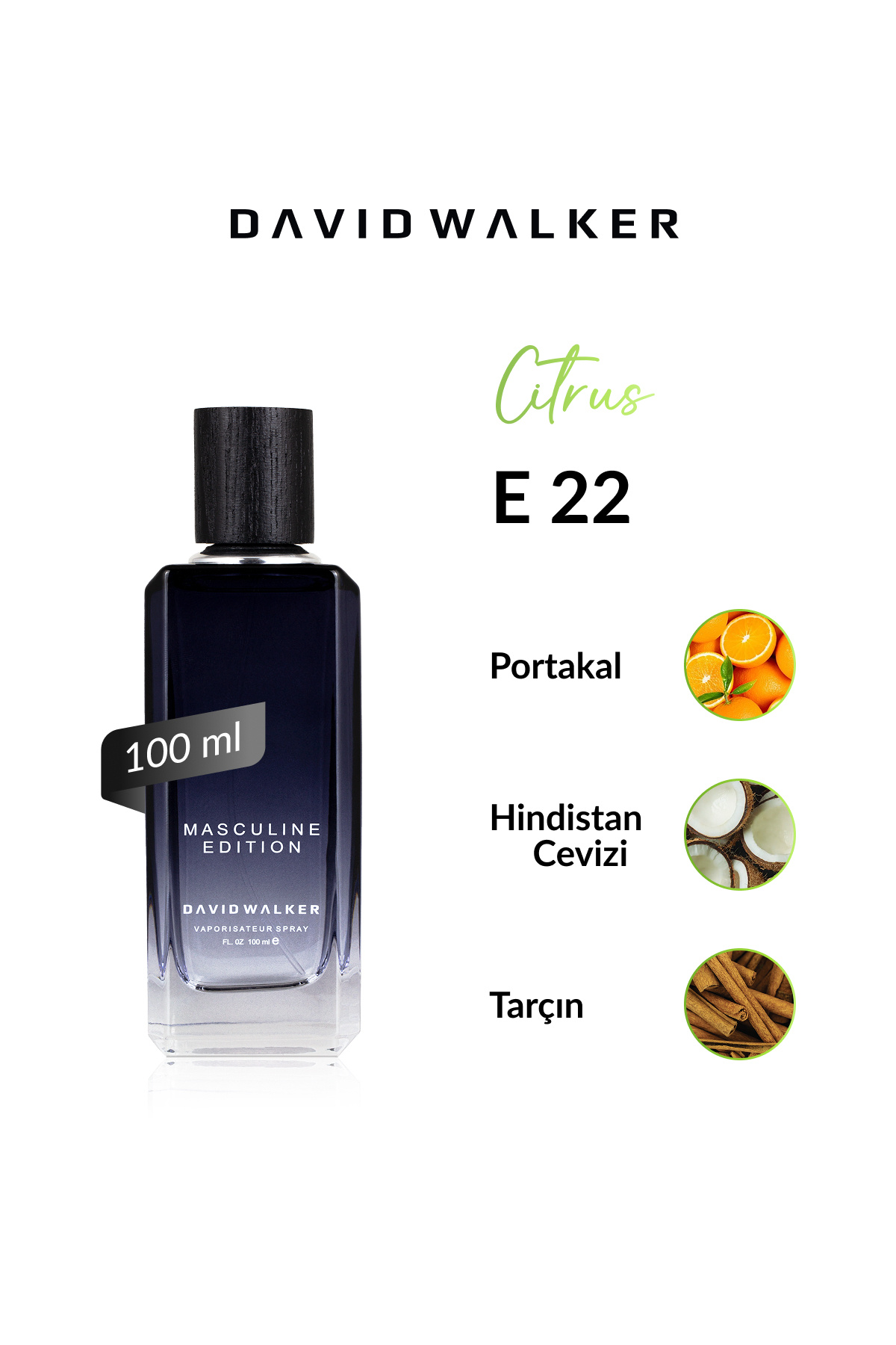 دیوید واکر E22 Huget 100 ml عطر مردانه 