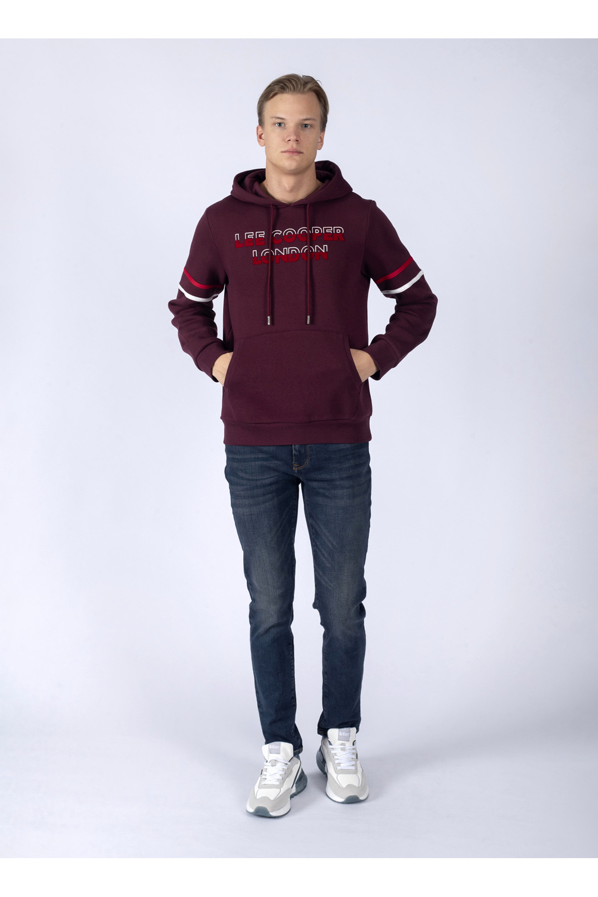 سویشرت مردانه راسته آستین بلند | لی کوپر Lee Cooper 241 LCM 241004 - تصویر 3