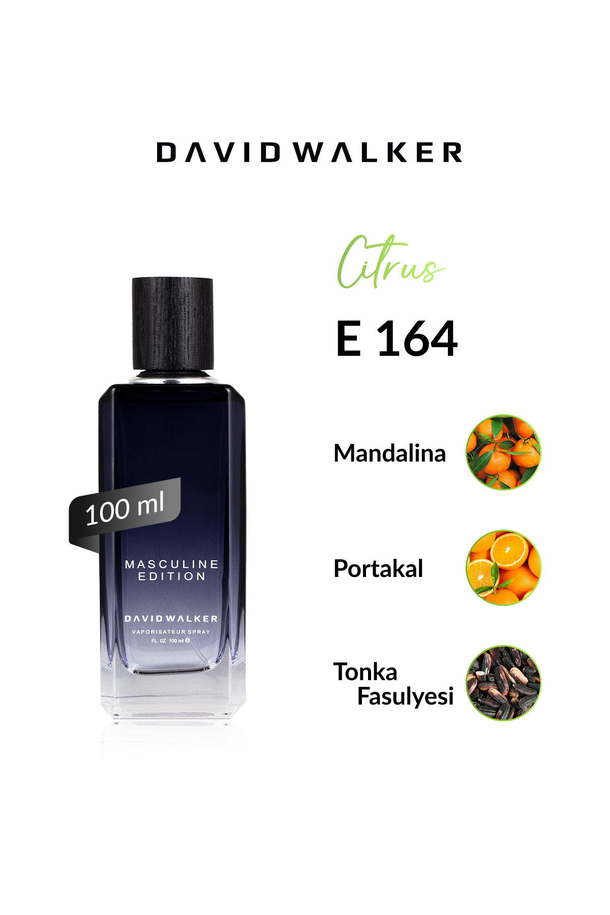 دیوید واکر E164 Blue Motion 100 ml عطر مردانه 