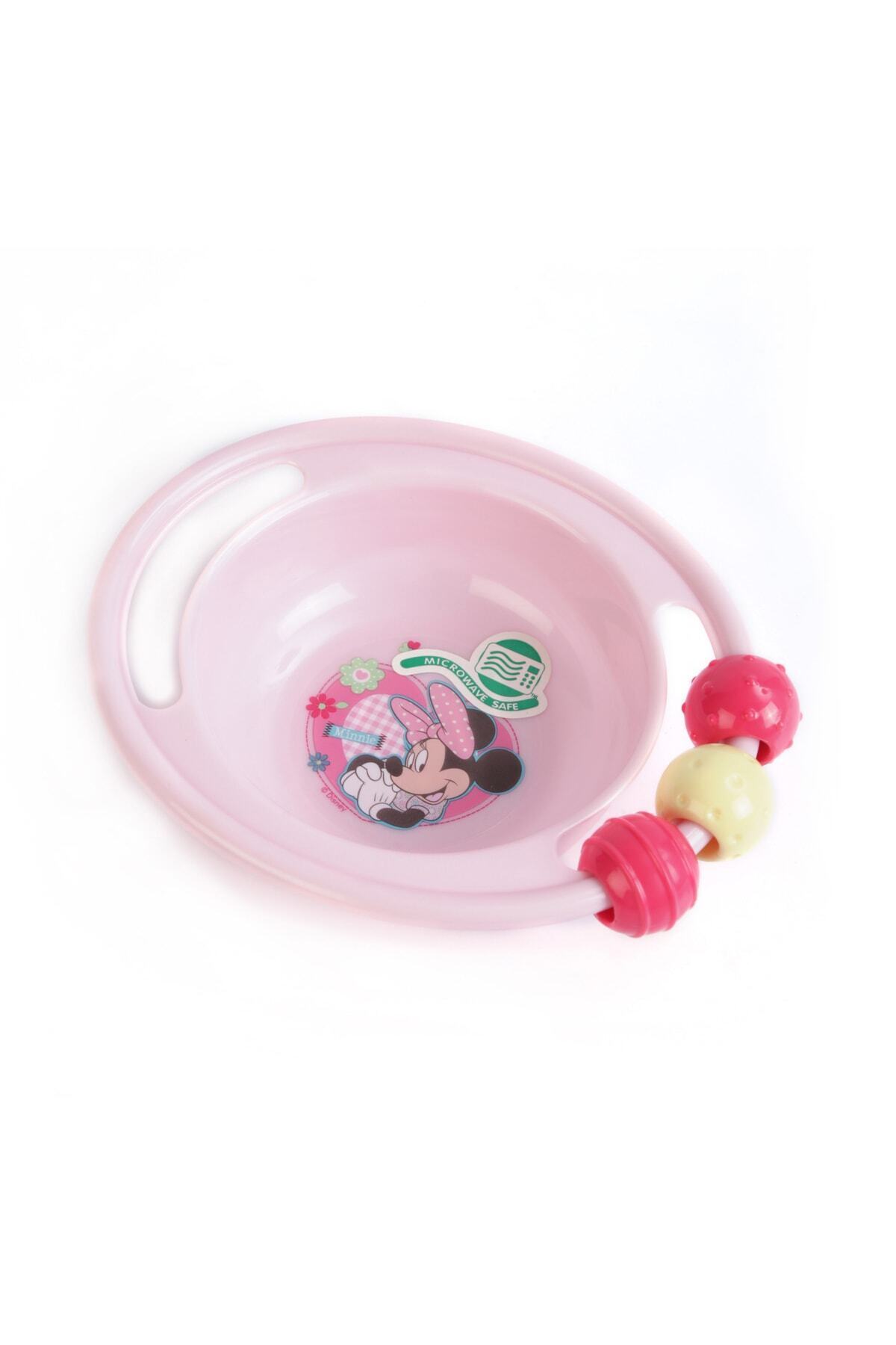 kbobaby Disney Bebek Minnie 3 Işlev 1 Arada Abc Kase Diş Kaşıyıcı Boncuklu fotoğrafı 2 (önizleme)