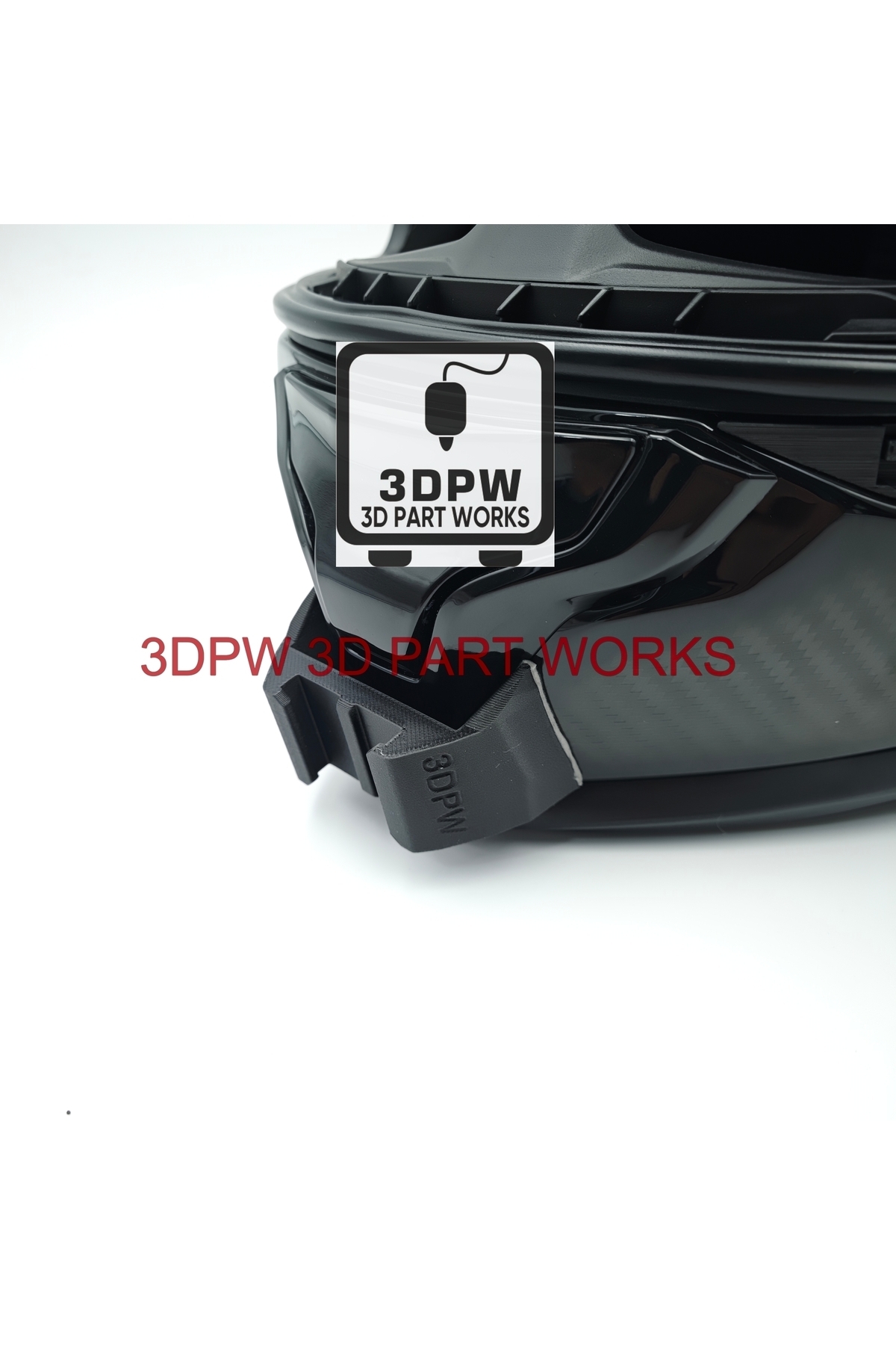 3DPW 3D PART WORKS 3dpw HJC F71 Kask uyumlu Chin Mount Aksiyon