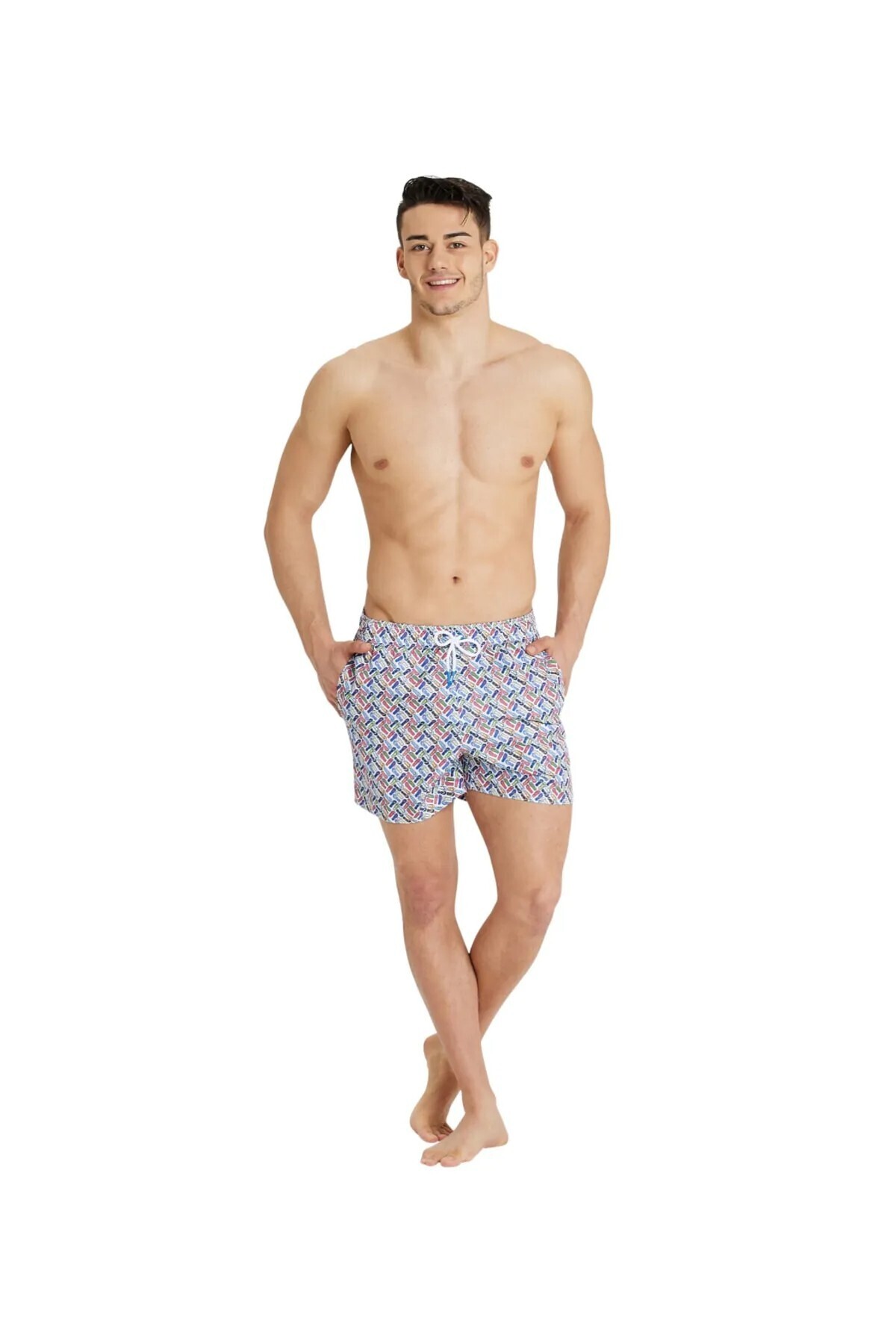 ARENA 005253100 Allover Unisex Şort Mayo