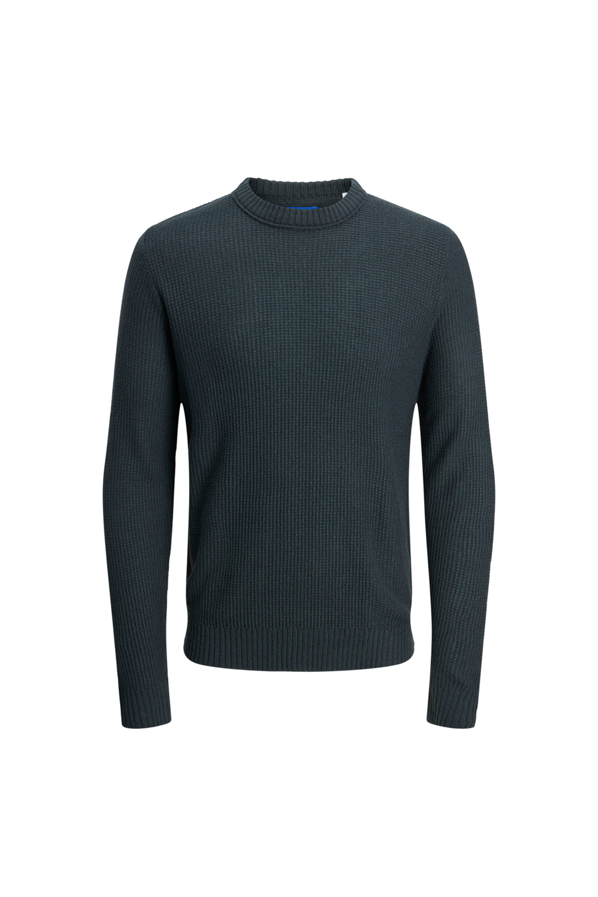 جک اند جونز پلیور مردانه یقه گرد استاندارد سبز تیره ۱۲۲۴۳۱۱۶_JORKYLE KNIT CREW NECK