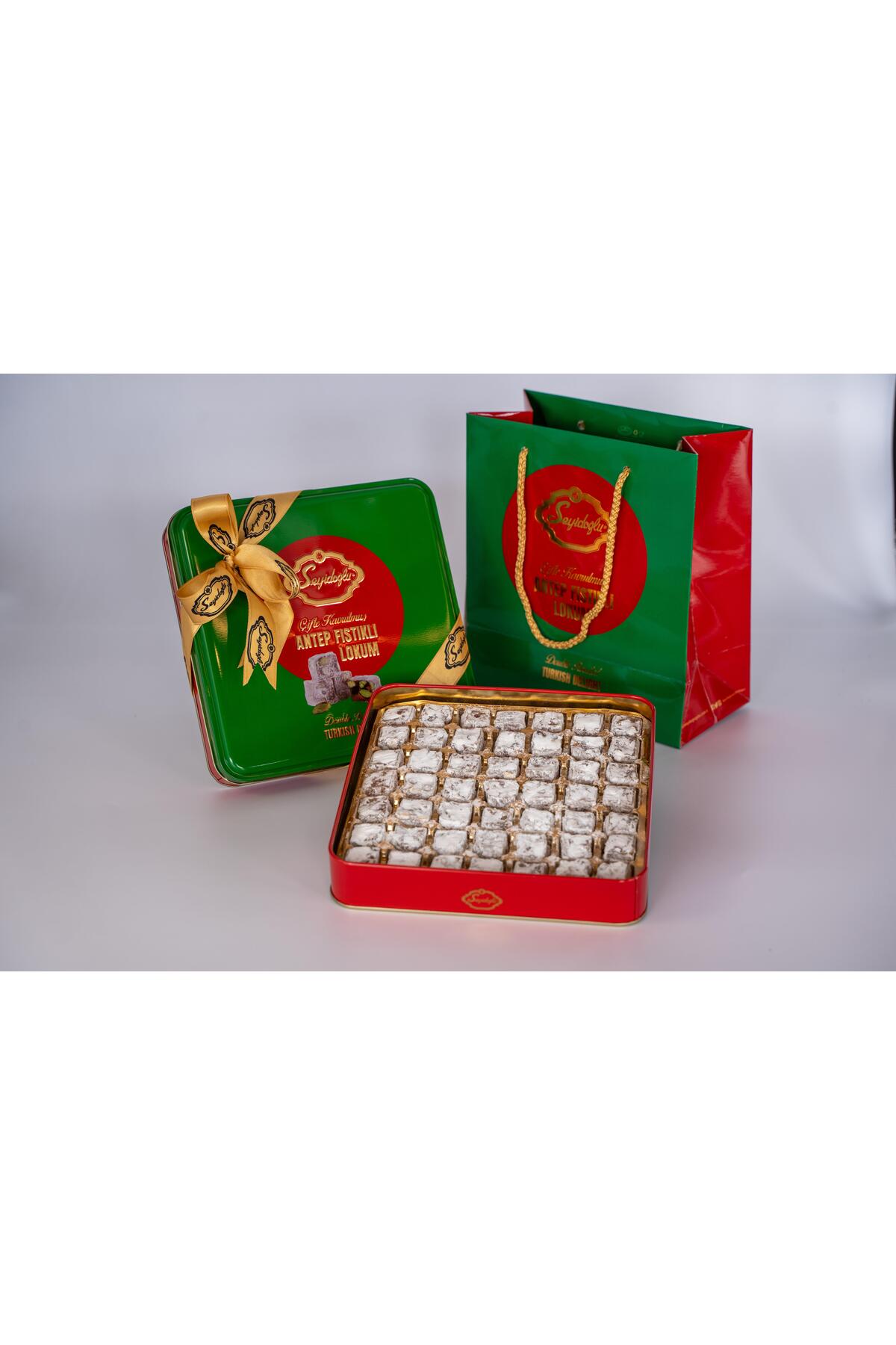 Seyidoğlu Antep Fıstıklı Lokum 400 gr Metal Kutu - Fiyatı, Yorumları