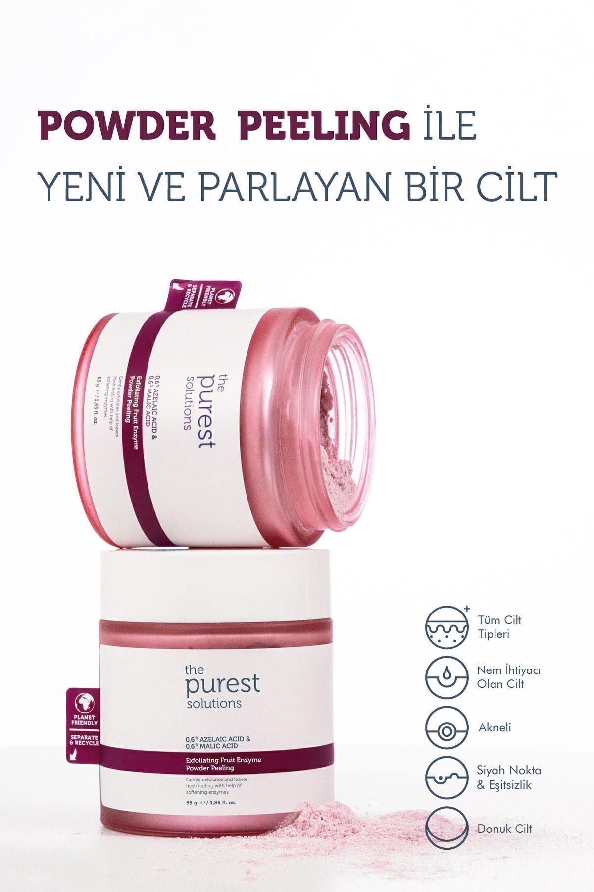 ست مراقبت از پوست لایه بردار احیا کننده و روشن کننده — TPS 196 — تصویر 2 از 4