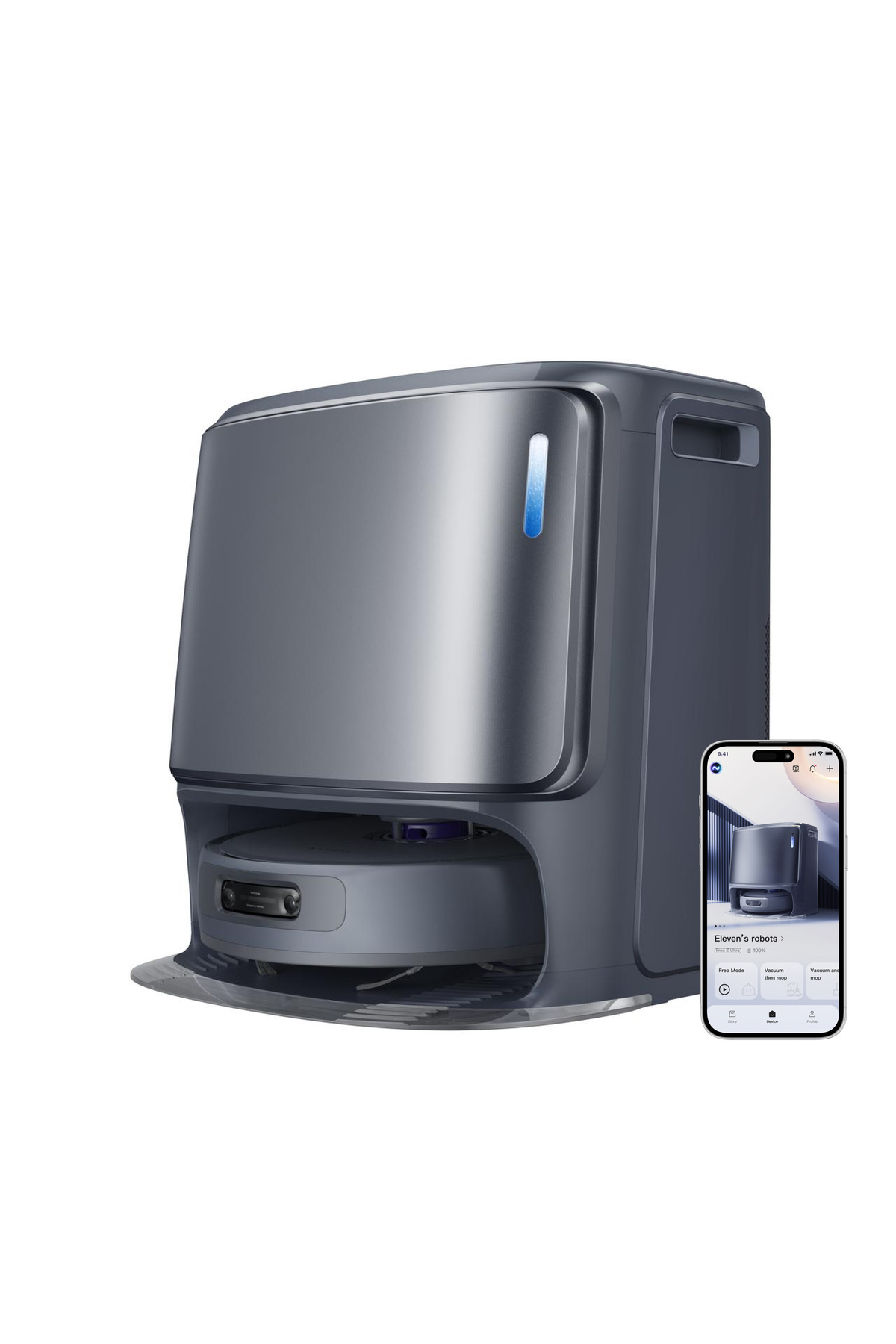 Narwal Freo Z Ultra Akıllı Robot Süpürge Gri,12.000PA Emiş Gücü