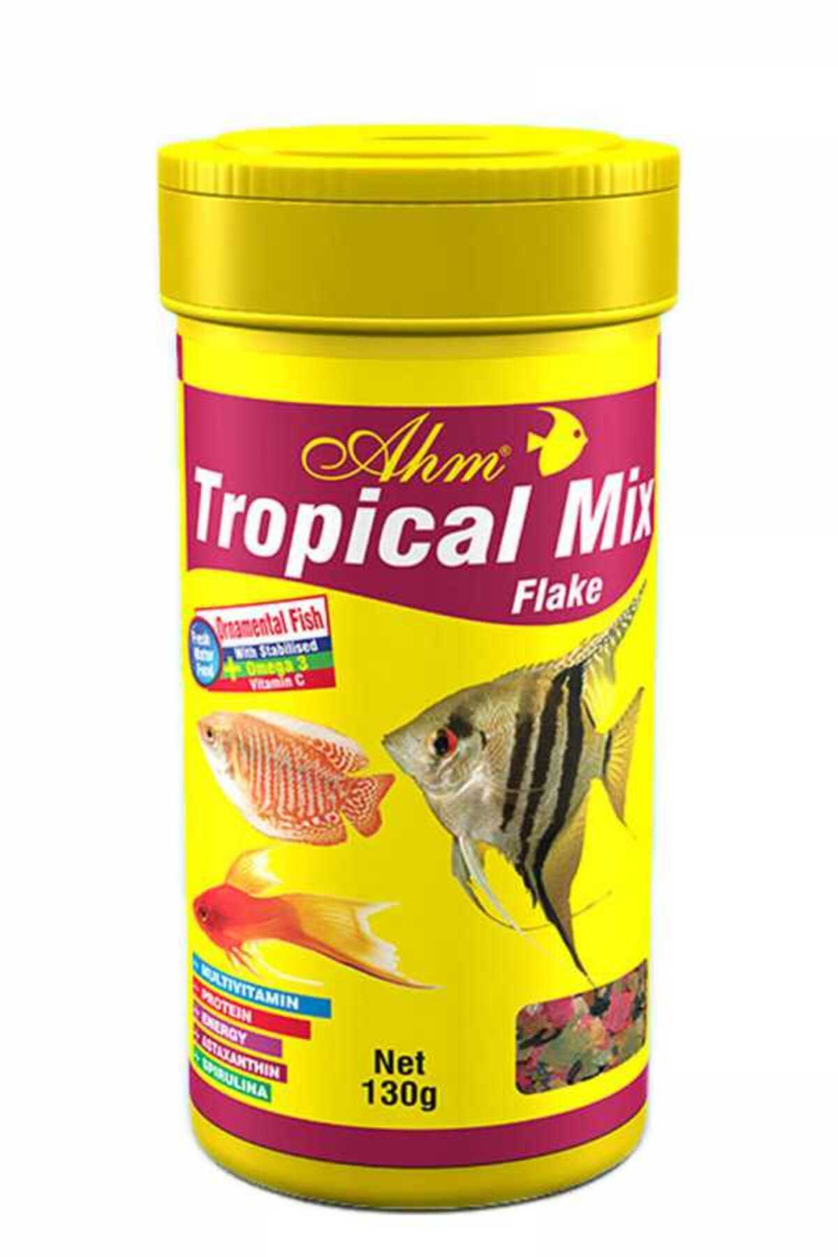 Ahm Tropical Mix Flake Food Pul Balık Yemi 250 ml
