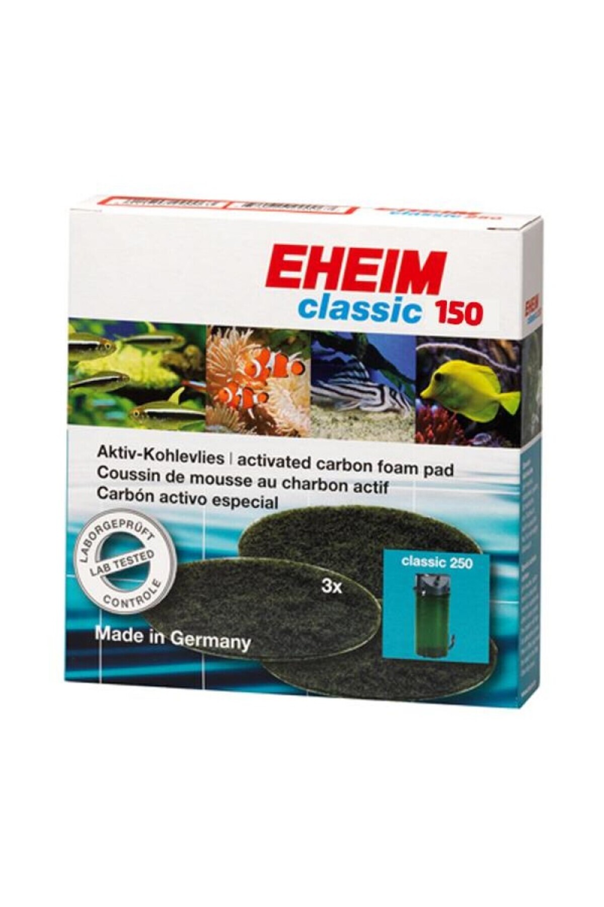 Eheim 2211 Classic 150 Karbonlu Yedek Sünger 3 Ad.