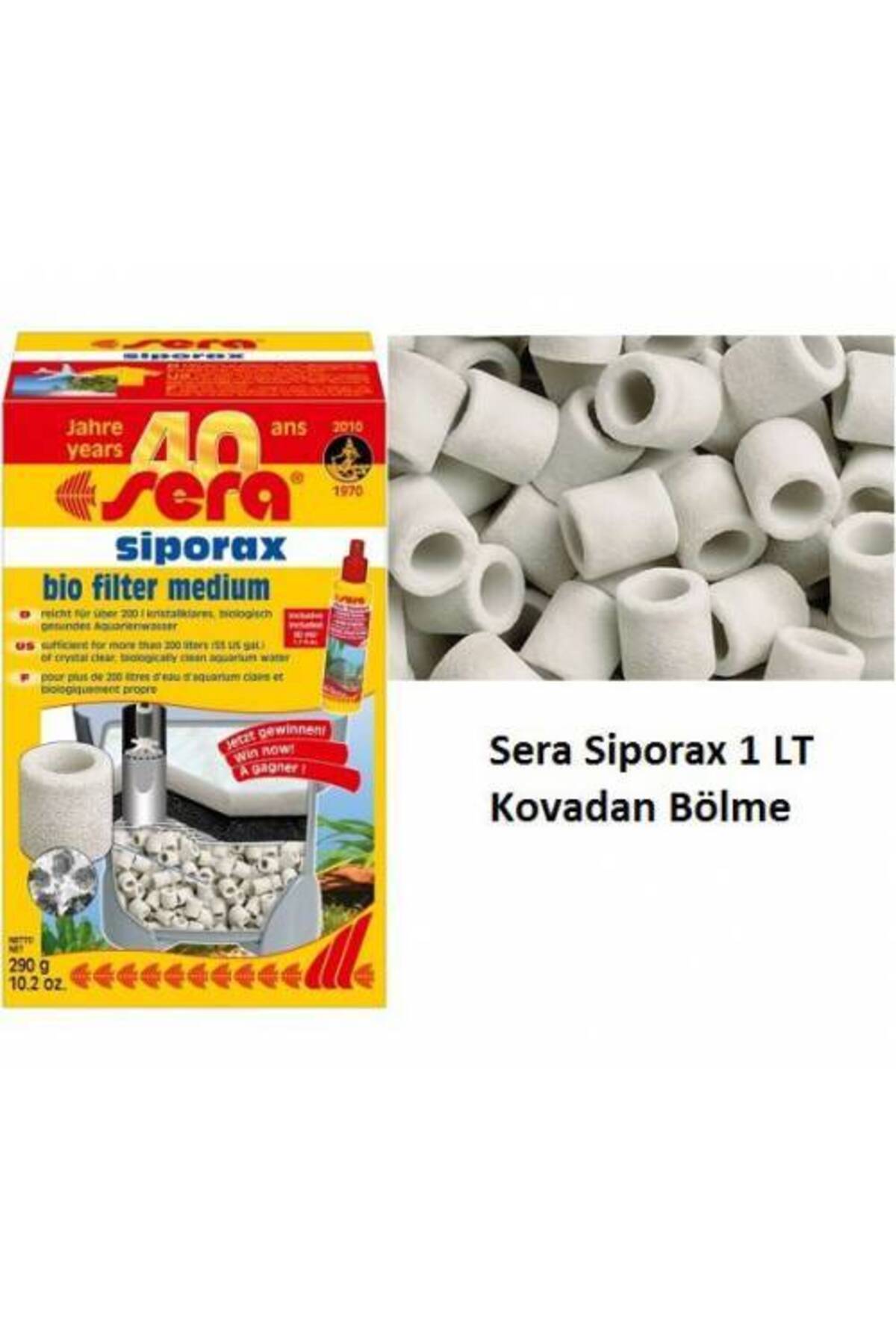 SERA siporax Professional 1 L 290 gr Açık Filtre Malzemesi