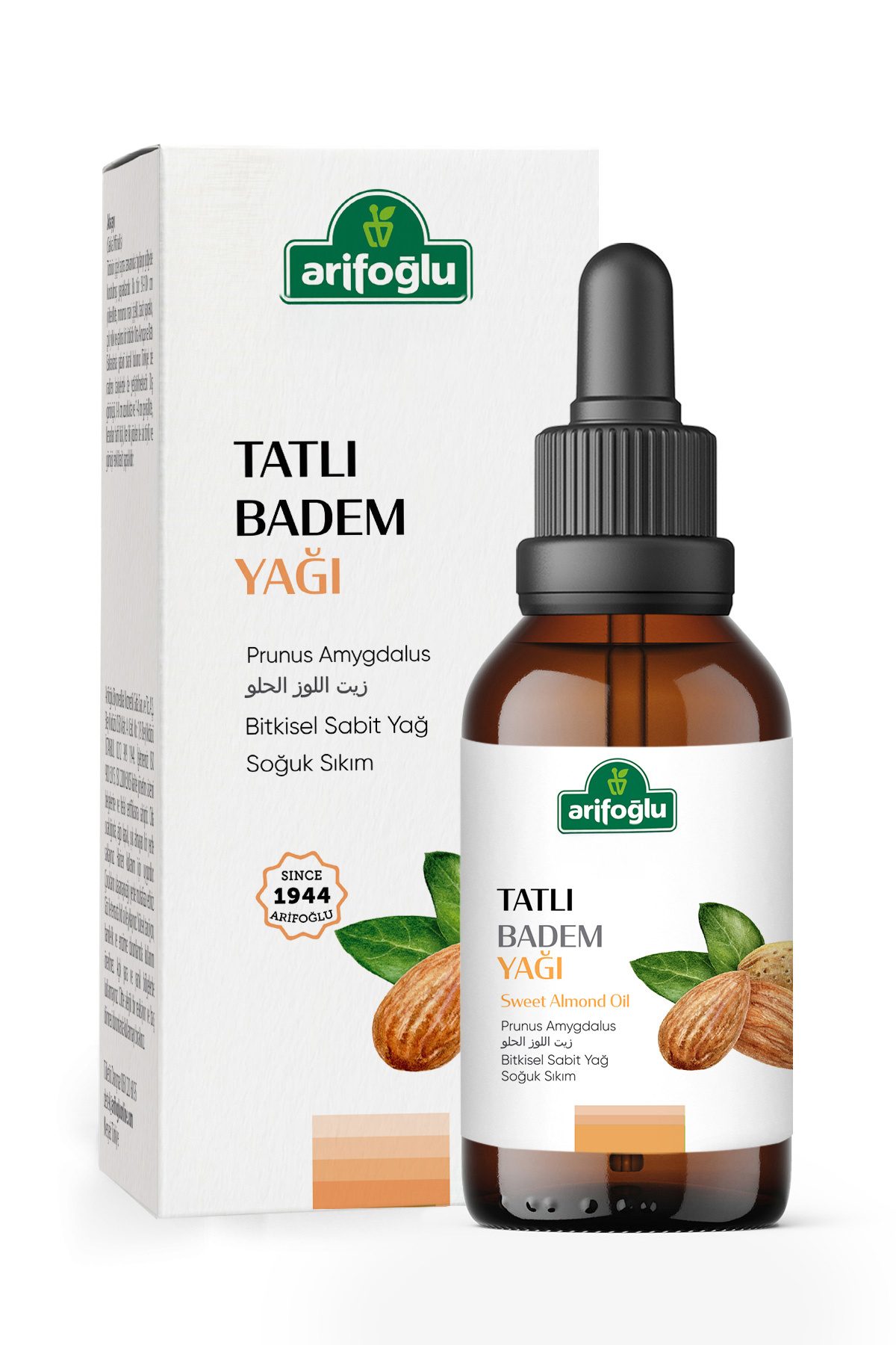 Arifoğlu %100 Saf Ve Doğal Tatlı Badem Yağı 50 Ml