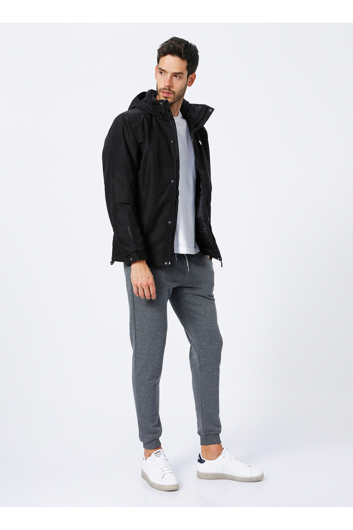 Siyah Erkek Fermuarlı Yağmurluk HH DUBLINER INSULATED JACKET — مشکی 5002770869 — تصویر 2 از 5