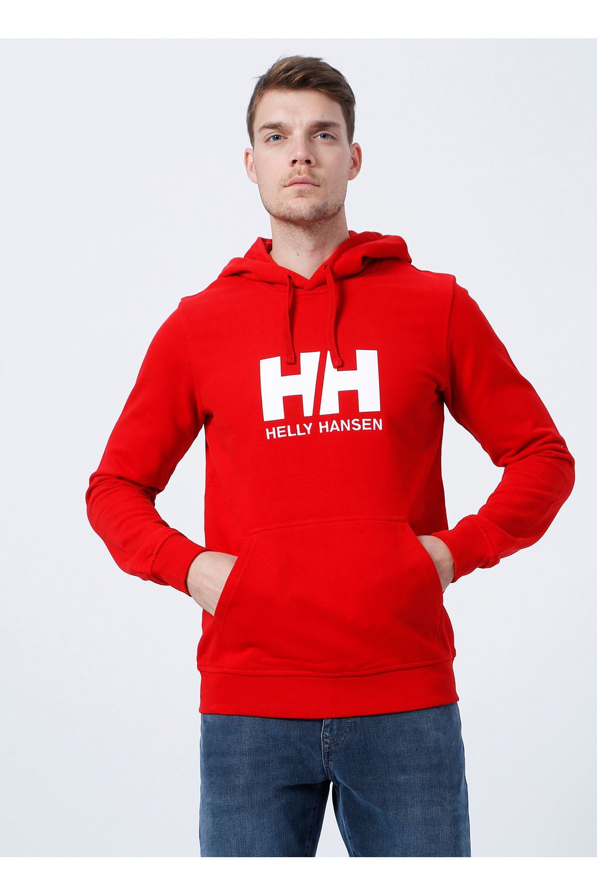 هلی هانسن سویشرت مردانه کلاهدار HH HH LOGO HOODIE