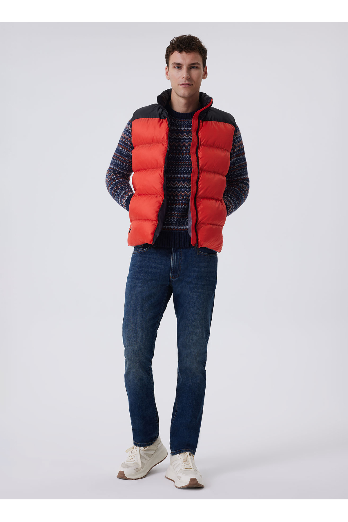 جلیقه مردانه راسته آستین افتاده | لی کوپر Lee Cooper 5003070819 - تصویر 3