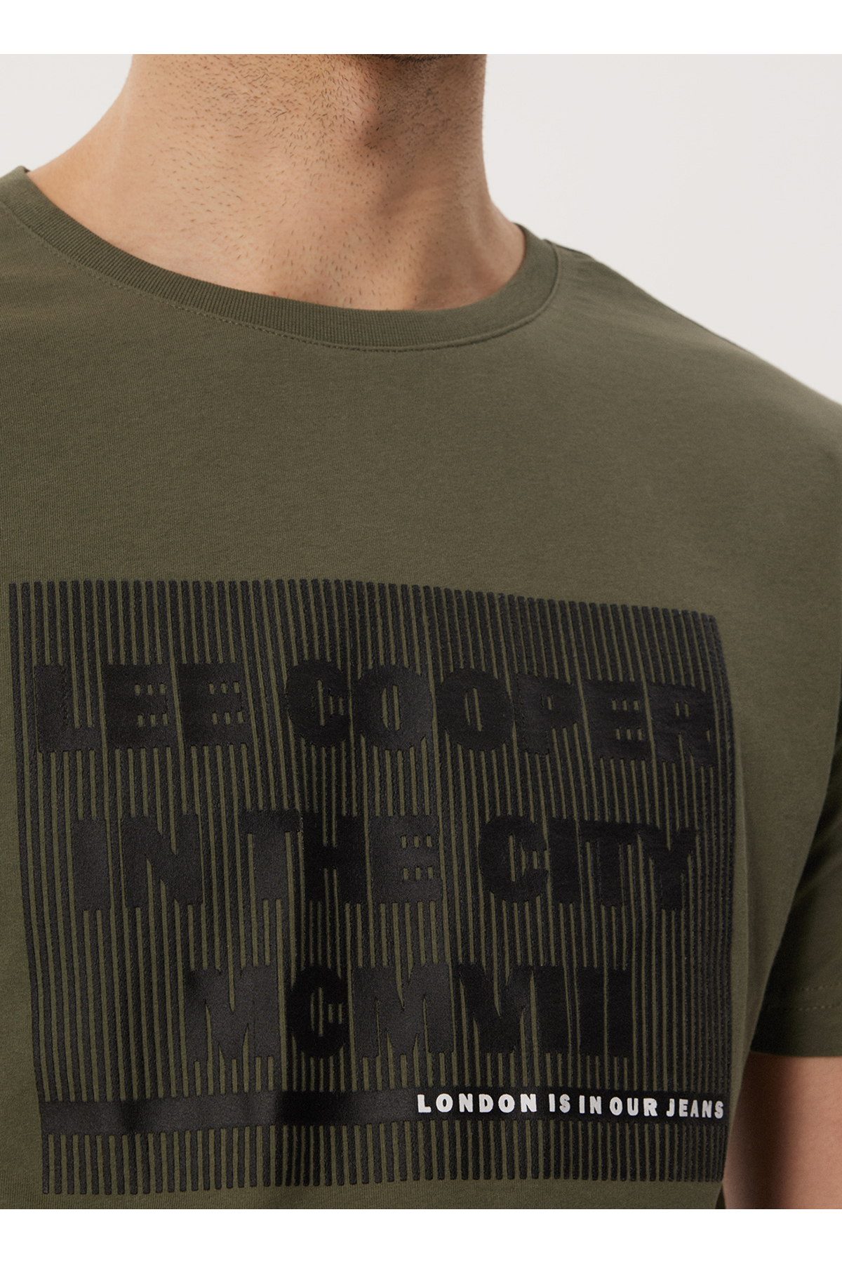 تی شرت مردانه طرح دار آستین کوتاه | لی کوپر Lee Cooper 232 LCM 242044 - تصویر 5