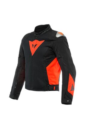 Dainese Energyca Air Tex Korumalı Yazlık Motosiklet Montu Blk Fluo Red
