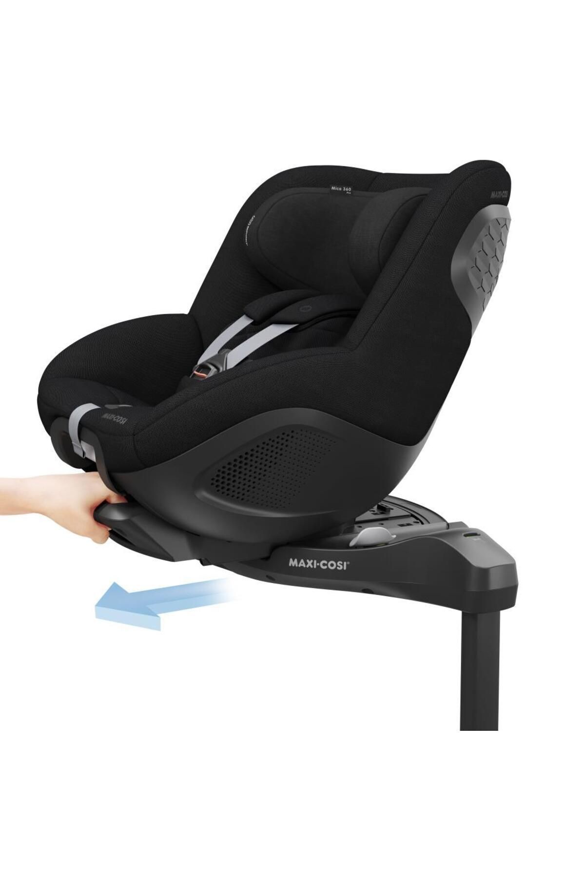 Maxi-Cosi Maxi-cosi Mica 360 Pro Adac'lı Slidetech Kızaklı Isofix'li Dönebilir 0-18 Kg Oto Koltuğu Black fotoğrafı 2 (önizleme)