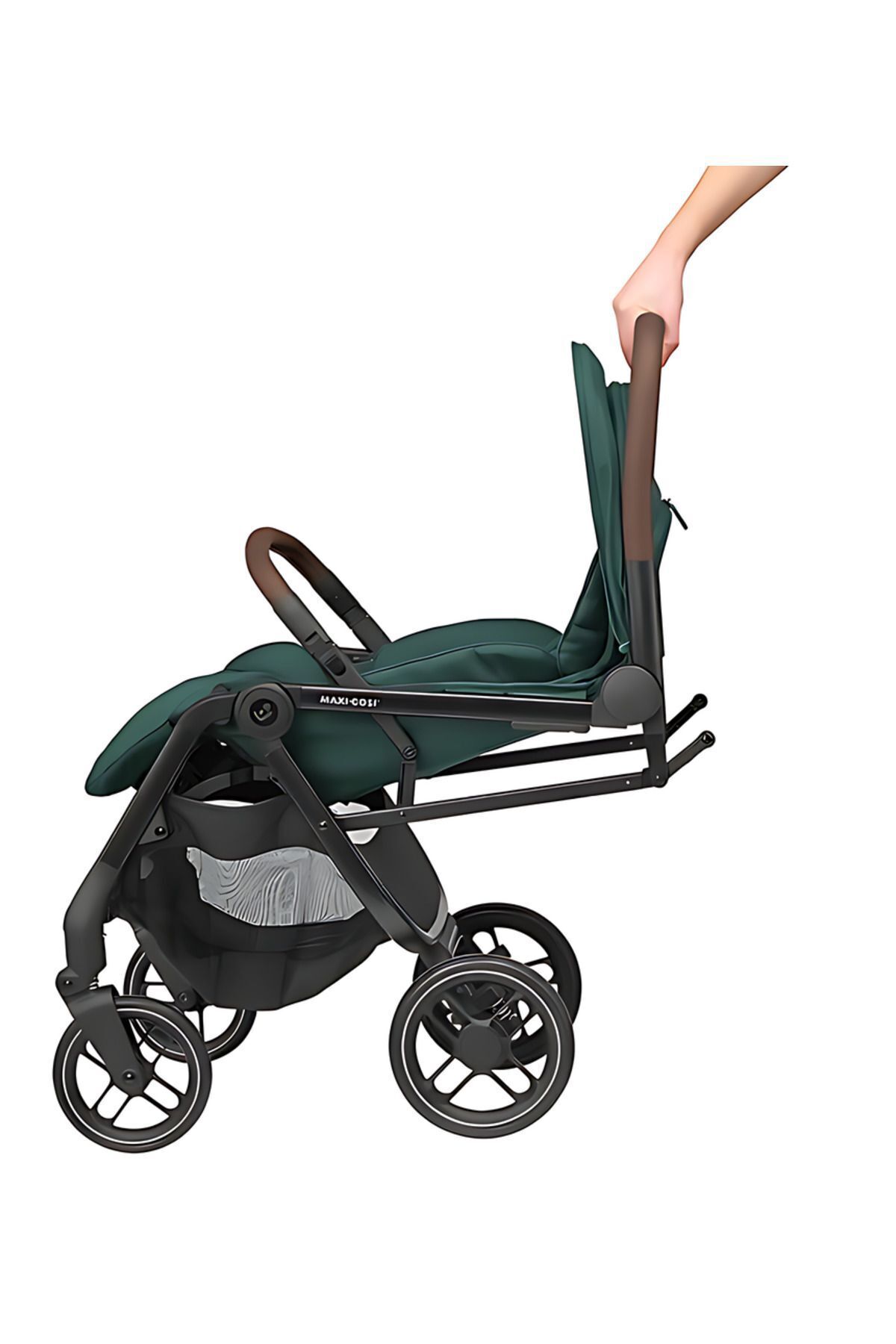 Maxi-Cosi Maxi-Cosi Soho Kompakt Seyahat Sistem Olabilen Otomatik Katlanan Bebek Arabası Essential Green fotoğrafı 7 (önizleme)