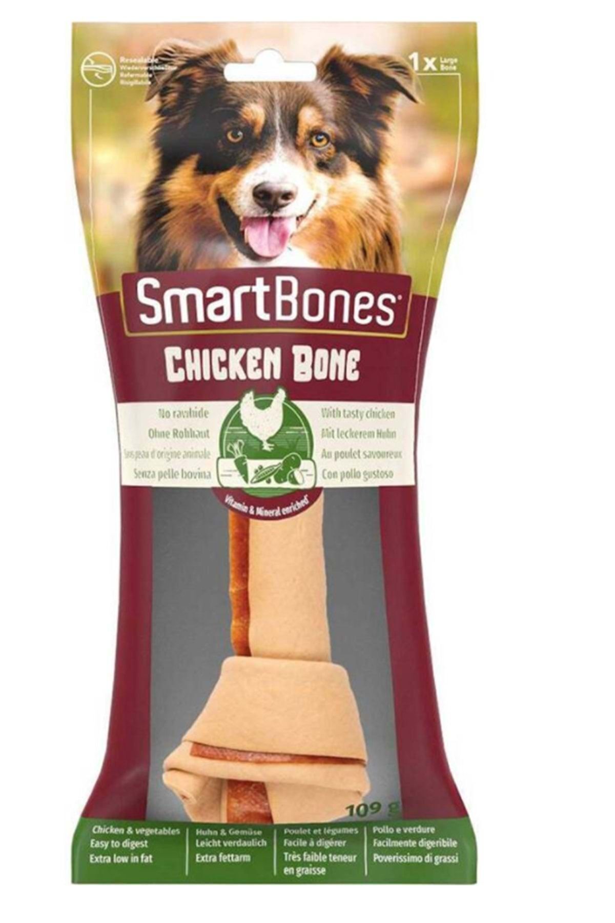 Genel Markalar Smartbones Tavuklu Büyük Kemik Ödülü 109gr