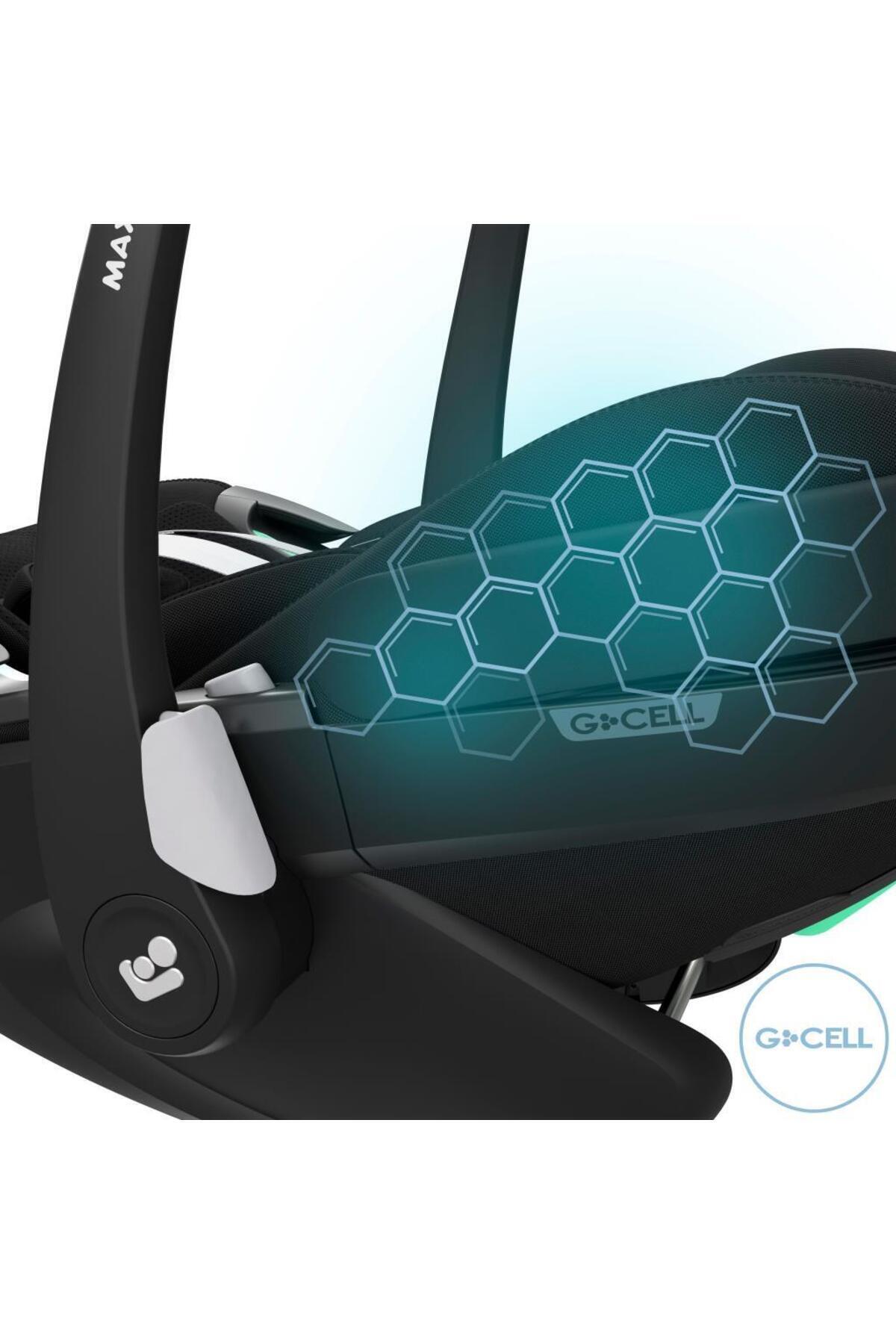 Maxi-Cosi Pebble 360 Pro SlideTech Tam Yatabilen 0-13 Kg Ana Kucağı ve Oto Koltuğu Twillic Black fotoğrafı 4 (önizleme)