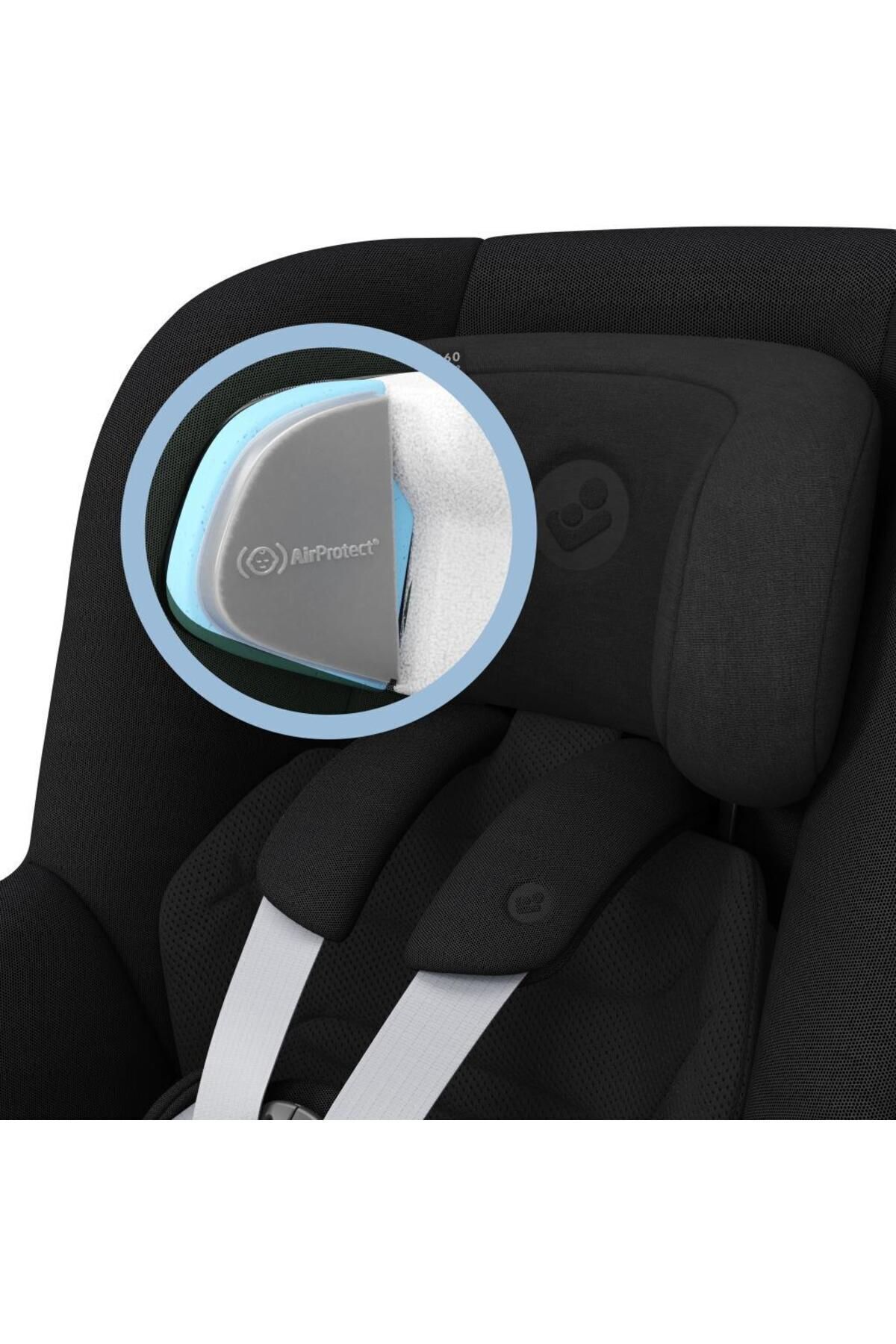 Maxi-Cosi Maxi-cosi Mica 360 Pro Adac'lı Slidetech Kızaklı Isofix'li Dönebilir 0-18 Kg Oto Koltuğu Black fotoğrafı 7 (önizleme)