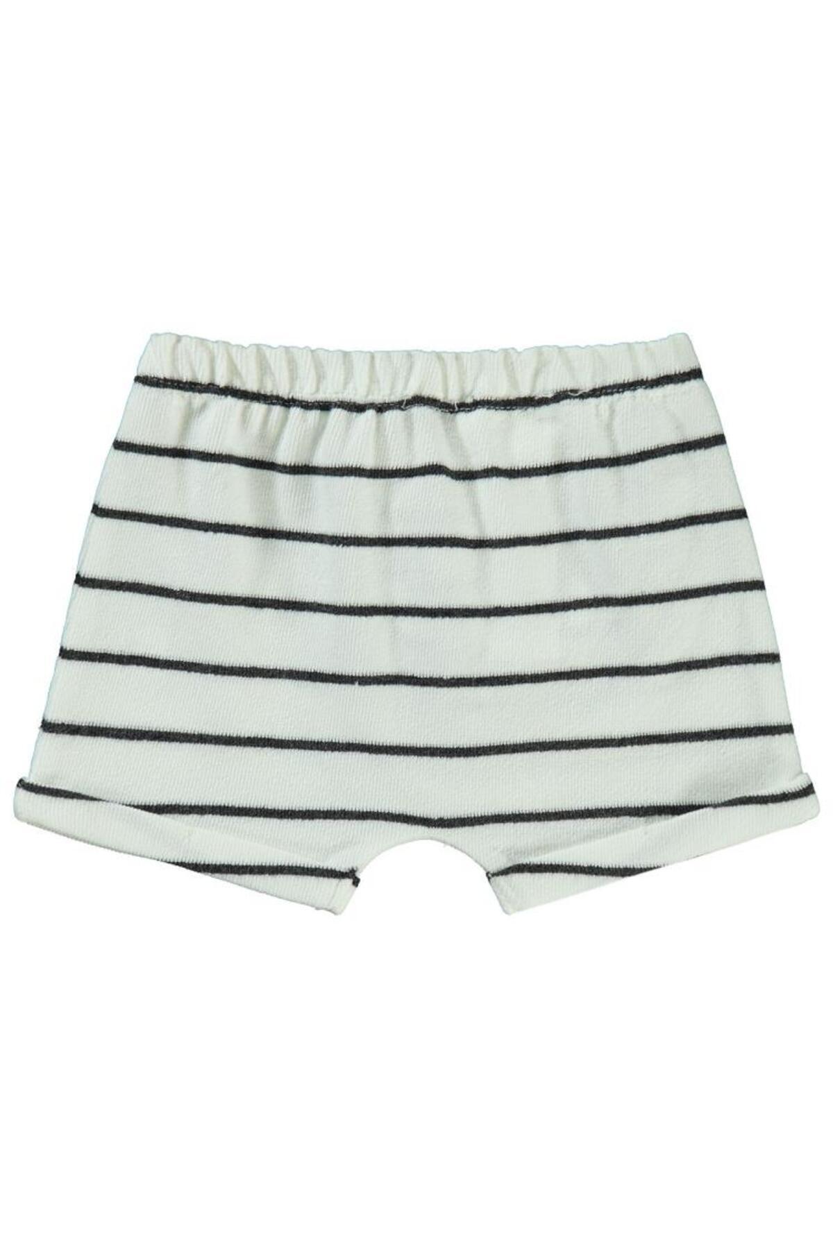 سیویل بیبی شورت راه راه برچسب دار سلانیک برای 6 تا 18 ماه - 12 تا 18 ماه اکرو