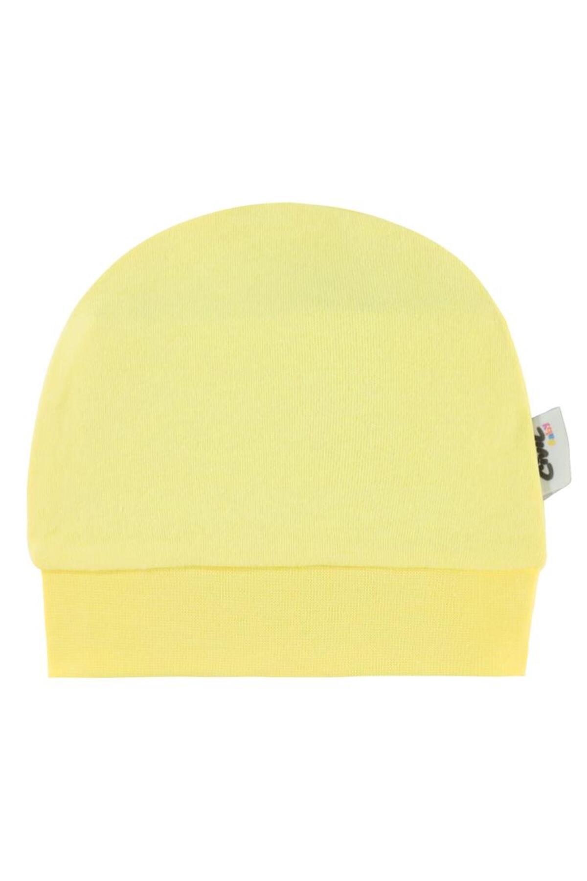 سیویل بیبی کلاه بافتنی نوزادی زرد سیویل بیبی کلاه بافتنی نوزادی زرد