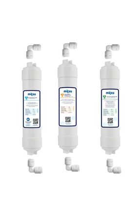 MİLSUART Kapalı Kasa Su Arıtma Cihazı 12" 3lü Inline Su Arıtma Ön Filtresi