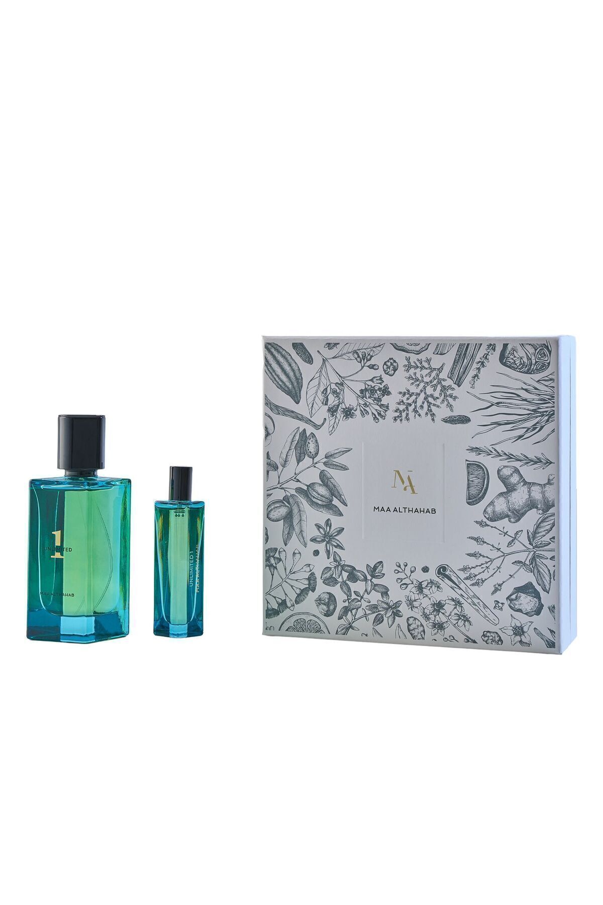 Unlimited 1 Unisex Parfüm Hediye Seti 75 ML + 15 ML, Fındık Hindistan Cevizi ve Vanilya Notaları — MAT4065803 — تصویر 4 از 4
